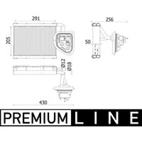 Verdampfer, Klimaanlage MAHLE AE 159 000P von Mahle