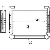 Wärmetauscher, Innenraumheizung BEHR MAHLE AH 119 000S von Mahle