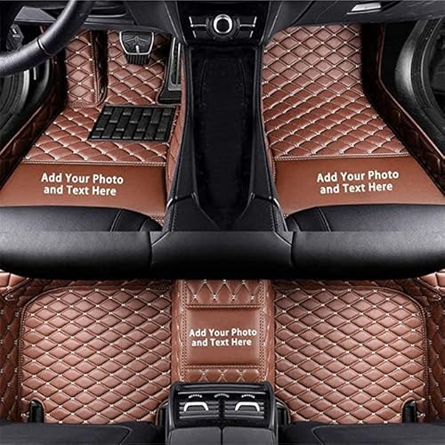 Custom Auto-Fußmatten für BMW X1 X2 X3 X4 X5 X6 X7 Leder Wasserdicht Abriebfest Mit Aufbewahrungstasche Auto-Fussmatten,Farben:braun von Maipula