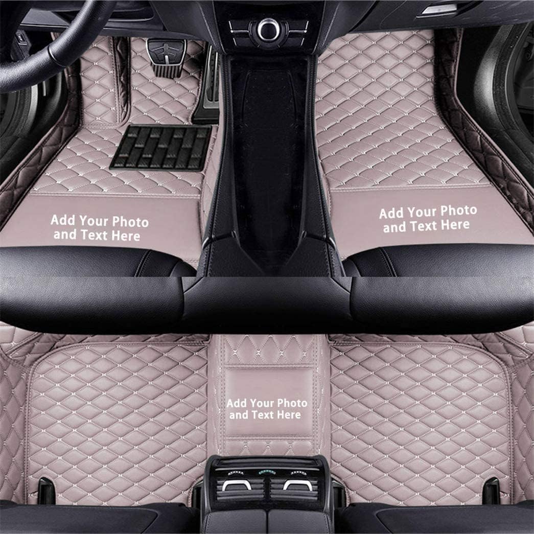 Custom Auto-Fußmatten für Mercedes Benz A/B/C/E/S/GL/GLA/GLC/GLK/GLS-Klasse Leder Wasserdicht Abriebfest Mit Aufbewahrungstasche Auto-Fussmatten,Farben:Grau von Maipula