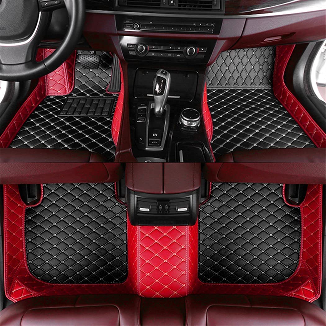 Custom Auto-Fußmatten für Suzuki für Swift Vitara SX4 Jimny Leder Wasserdicht Abriebfest Mit Aufbewahrungstasche Auto-Fussmatten,Farben:Patchwork schwarz-rot Custom Auto-Fußmatten für Suzuki für Swift Vitara SX4 Jimny Leder Wasserdicht Abriebfest Mit Aufbewahrungstasche Auto-Fussmatten,Farben:Patchwork schwarz-rot von Maipula