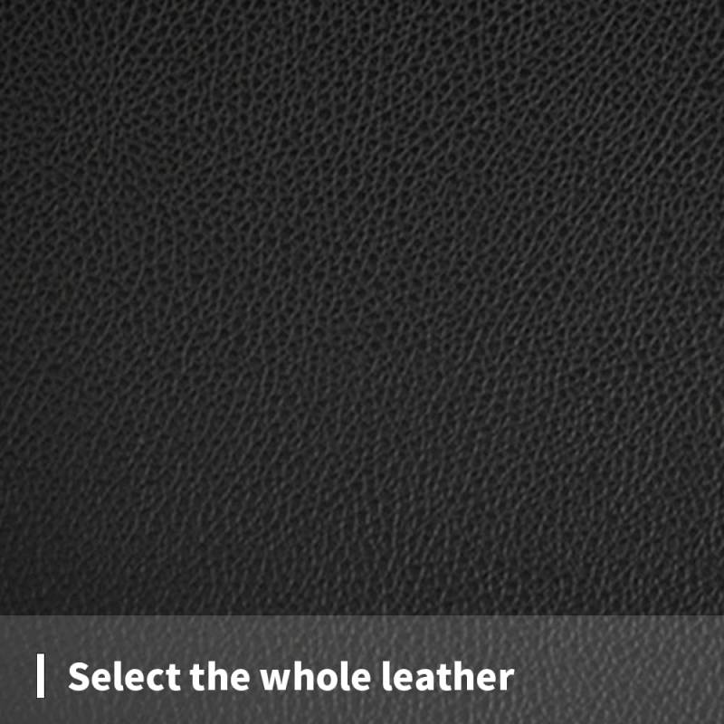 Lenkradbezug aus echtem Leder universal 38CM (15inch), Rutschfester und verschleißfester Lenkradschutz,Dunkelblau von Maipula
