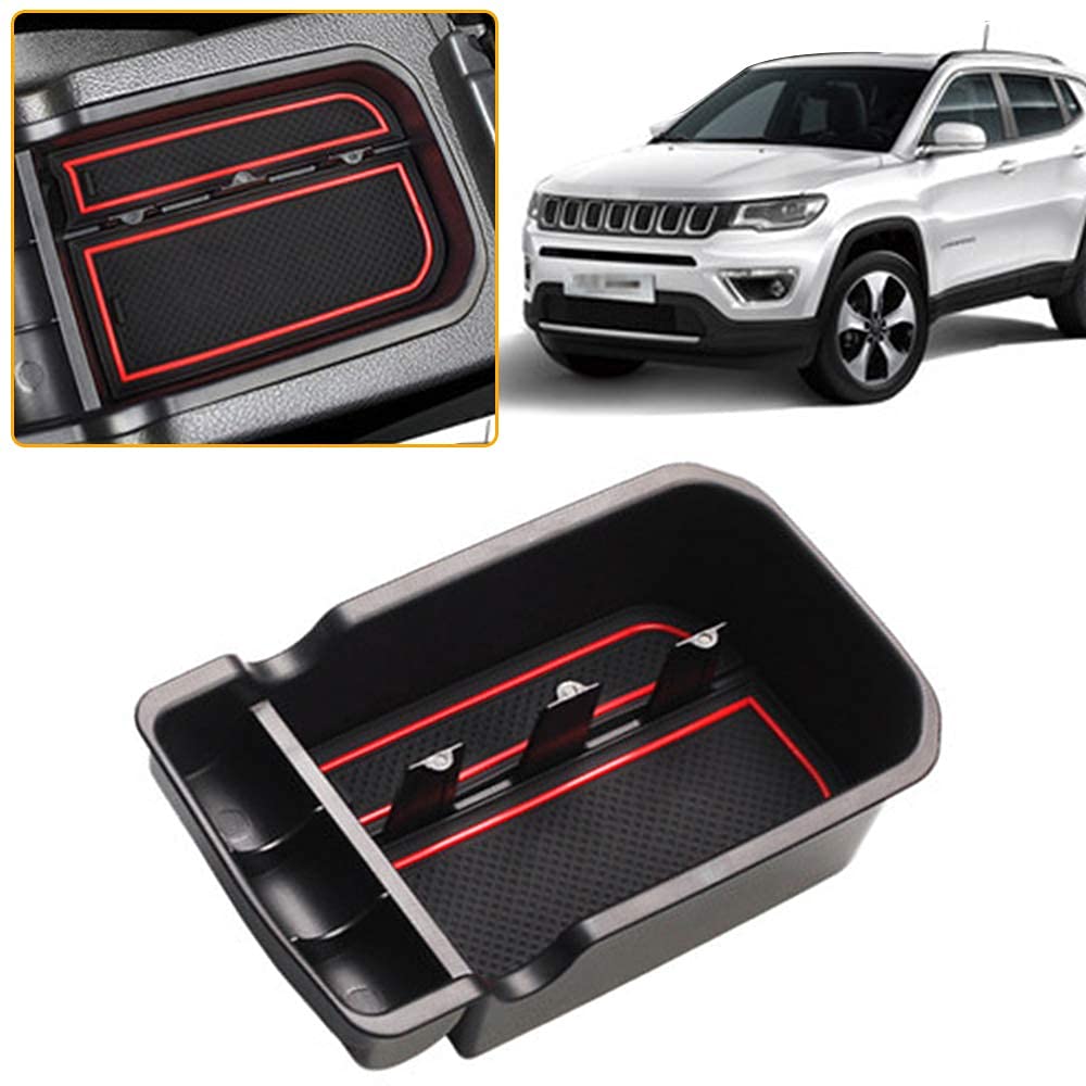 MittelkonsoleAufbewahrungsbox Organizer Für J eep Compass 2017-2019 Armlehne Handschuhfach Mit Rutschhemmender Matte Innen Auto Zubehör Schwarz MittelkonsoleAufbewahrungsbox Organizer Für J eep Compass 2017-2019 Armlehne Handschuhfach Mit Rutschhemmender Matte Innen Auto Zubehör Schwarz von Maizhixing