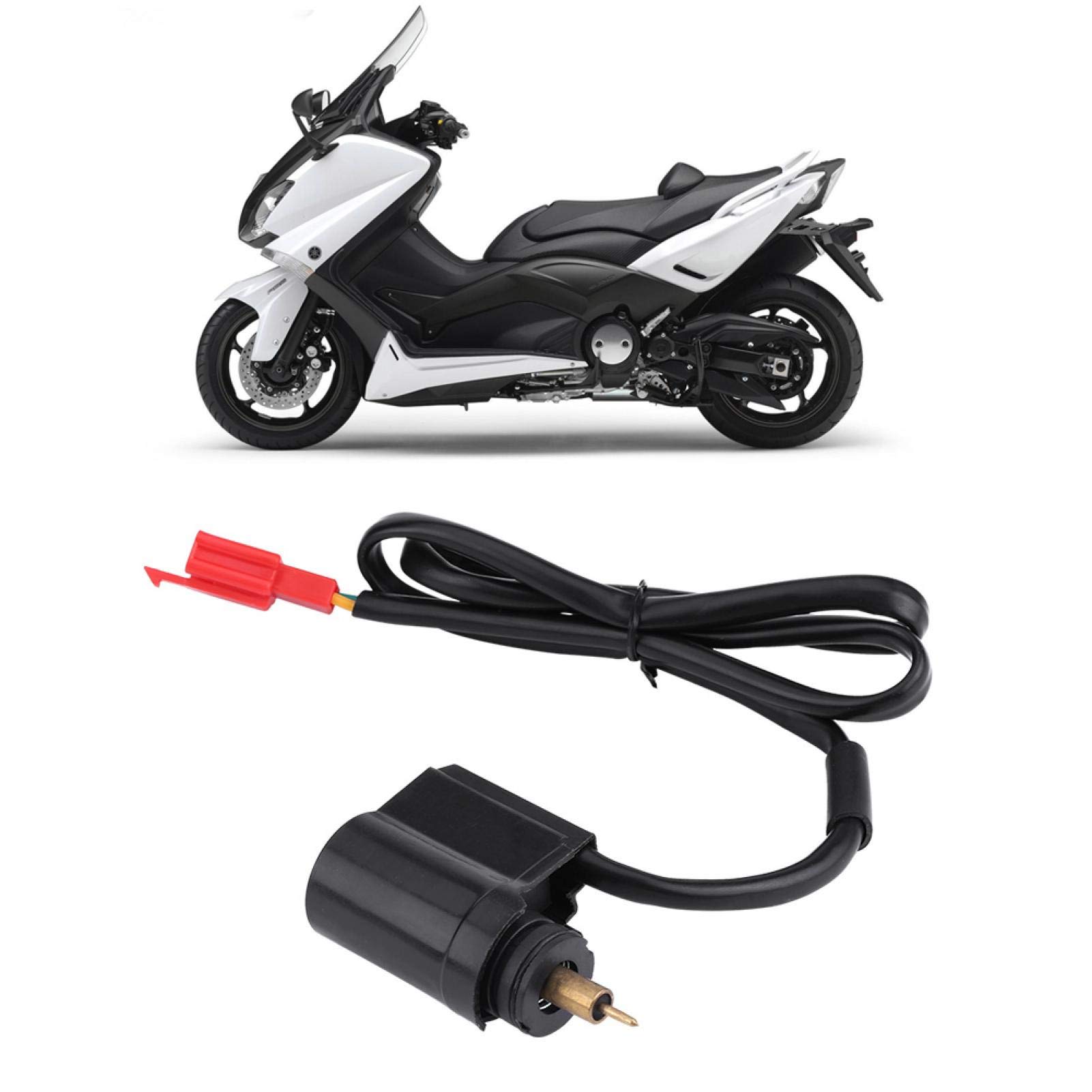 Elektrischer Choke 2 Takt, Elektrischer Choke, 2-poliger Vergaser, Automatischer Elektrischer Choke für GY6 50 Cc 125 Cc 150 Cc Scooter Moped von Majatou