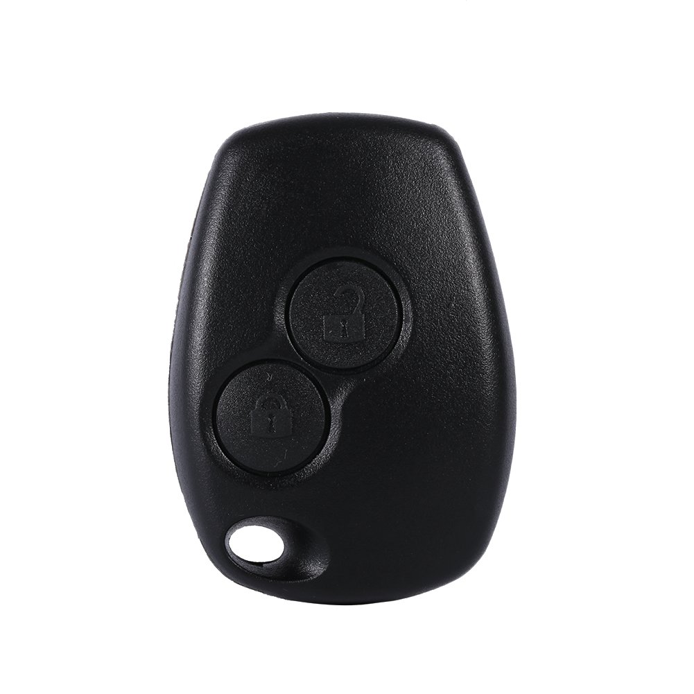 Key Shell Case, Smart Key Fob Case, Remote Key Gehäuse, Remote 2 Buttons Auto Car Key Fob Shell Cover Case für Auto Reinau Kangoo Modus Master von Majatou
