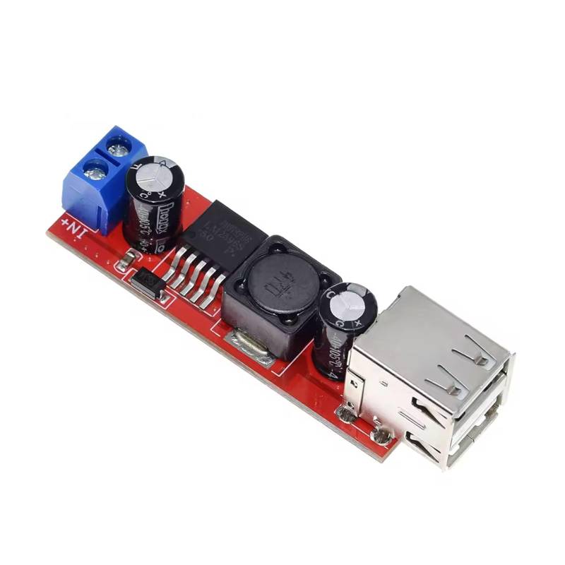 LM2596 DC-DC Step-Down Spannungsregler 6–40V auf 5V – 3A mit Dual USB von MakerMind
