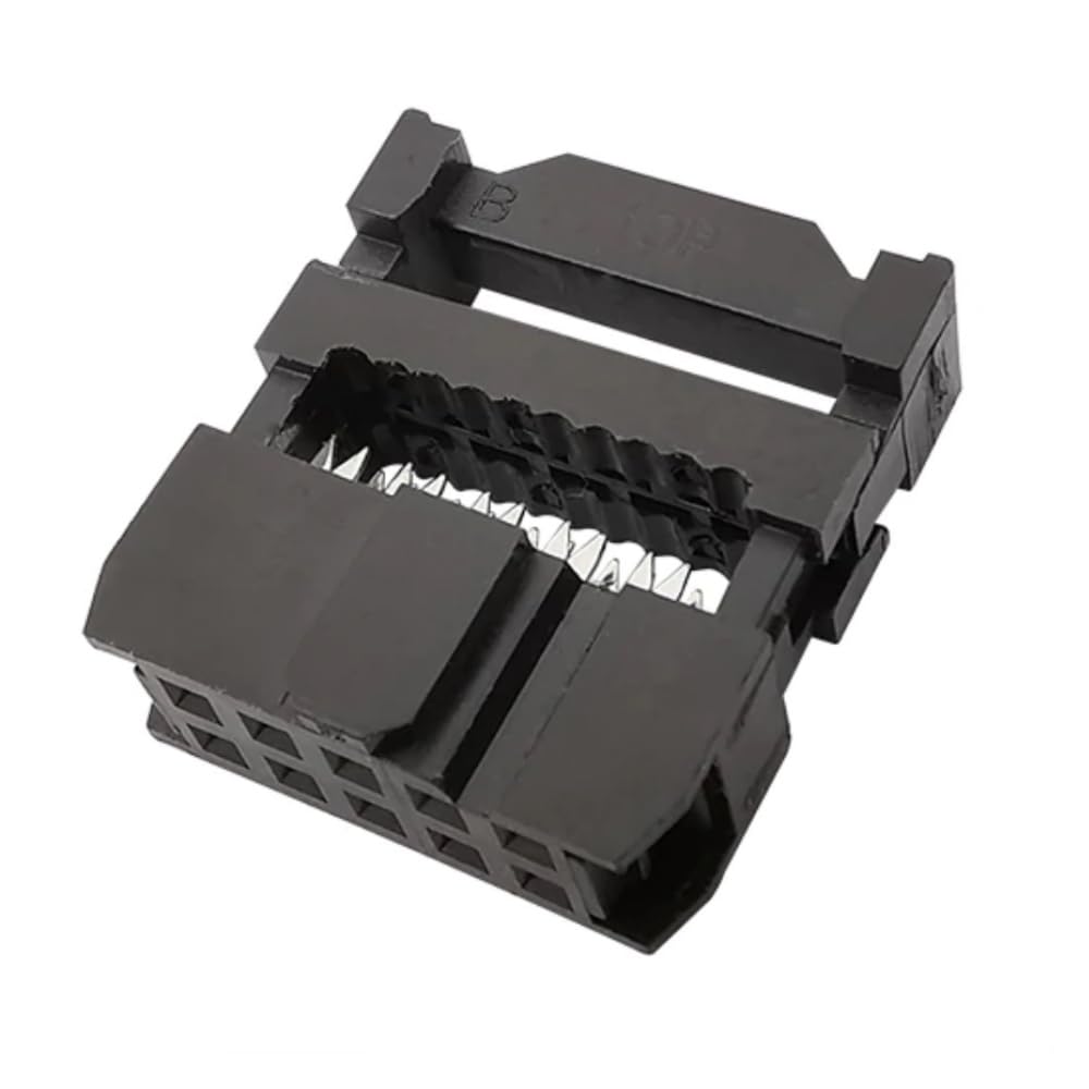MakerMind 10 Stück IDC Buchse 10-Polig 2x5P 2.54mm Flachbandkabel Anschluss JTAG AVR MakerMind 10 Stück IDC Buchse 10-Polig 2x5P 2.54mm Flachbandkabel Anschluss JTAG AVR von MakerMind
