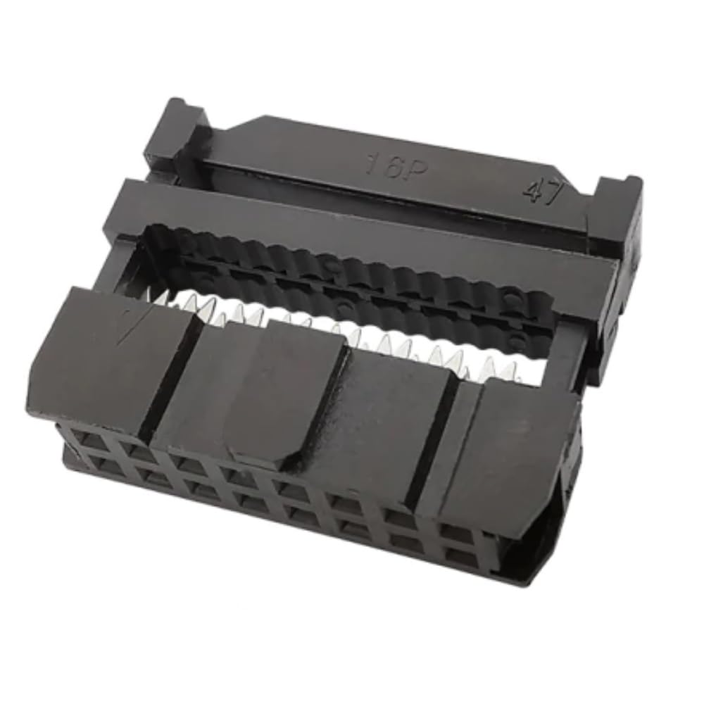 MakerMind 10 Stück IDC Buchse 16-Polig 2x8P 2.54mm Flachbandkabel Anschluss JTAG AVR MakerMind 10 Stück IDC Buchse 16-Polig 2x8P 2.54mm Flachbandkabel Anschluss JTAG AVR von MakerMind