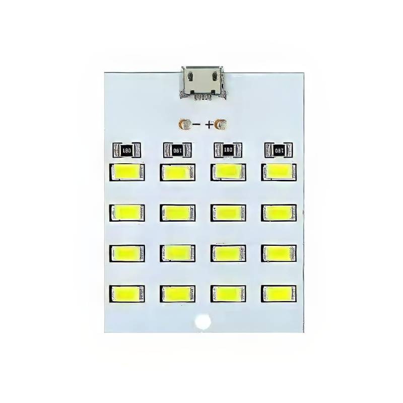MakerMind 16 Led Panel 5V MicroUSB Beleuchtung Licht Weiß 5730 SMD von MakerMind