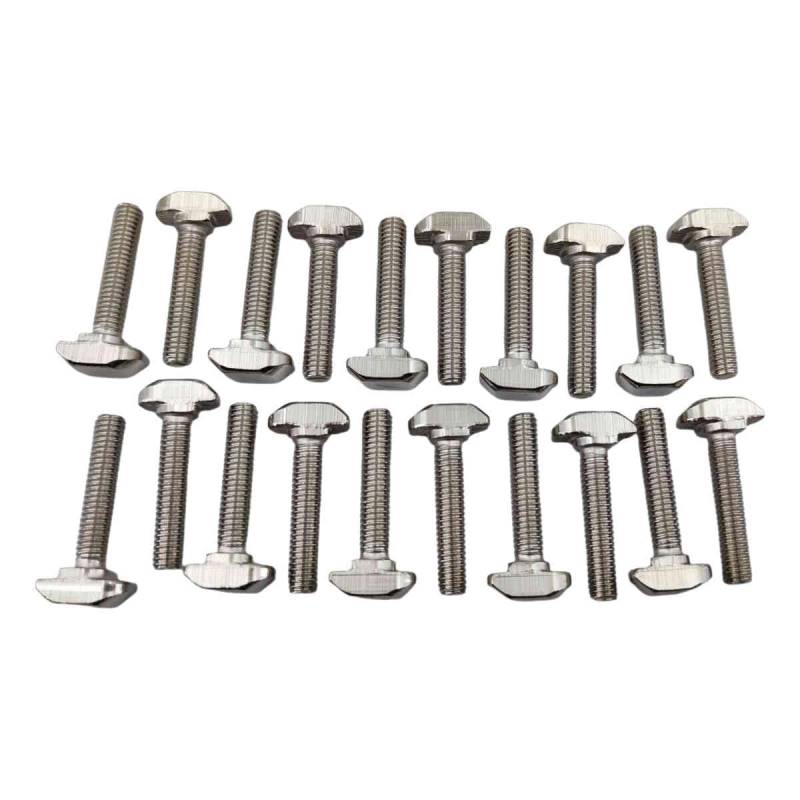 MakerMind 20x M5 Hammerkopfschraube Nut 6 25mm für Aluminiumprofile von MakerMind