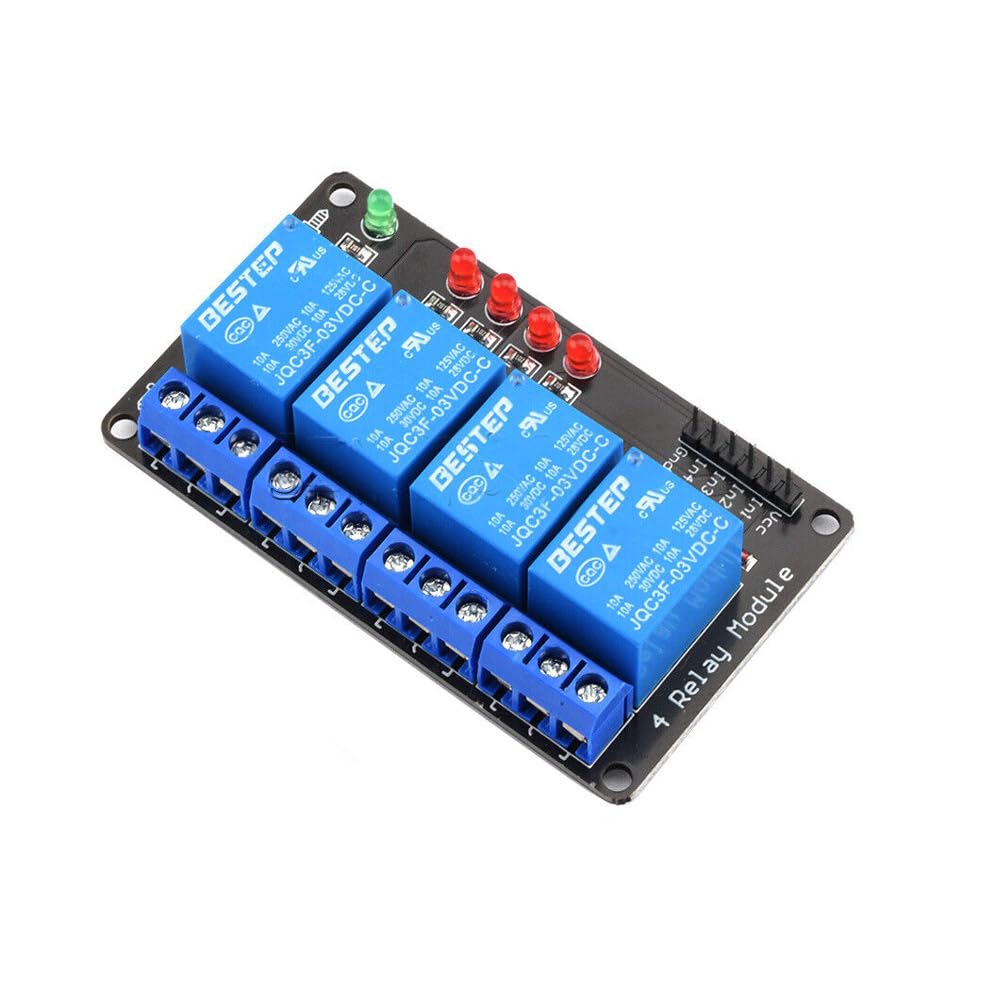 MakerMind Low-Level Trigger Relais 4 Channel 3.3V 3V kompatibel mit Arduino, Raspberry Pi ESP32 MakerMind Low-Level Trigger Relais 4 Channel 3.3V 3V kompatibel mit Arduino, Raspberry Pi ESP32 von MakerMind