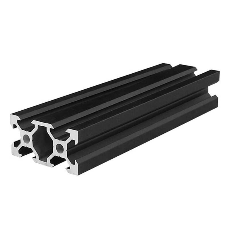 MakerMind V-Slot Aluminiumprofil 2040 1 Meter schwarz Nut 6 3D-Drucker CNC Hobby von MakerMind