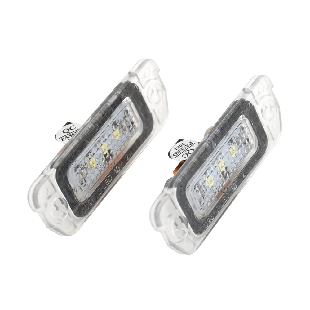 Malcayang Weiße LED-Kennzeichenleuchte Hintere Kennzeichenleuchte Rücklicht Ersatz für Benz W164 X164 W251 R500 R320 R350 Malcayang Weiße LED-Kennzeichenleuchte Hintere Kennzeichenleuchte Rücklicht Ersatz für Benz W164 X164 W251 R500 R320 R350 von Malcayang