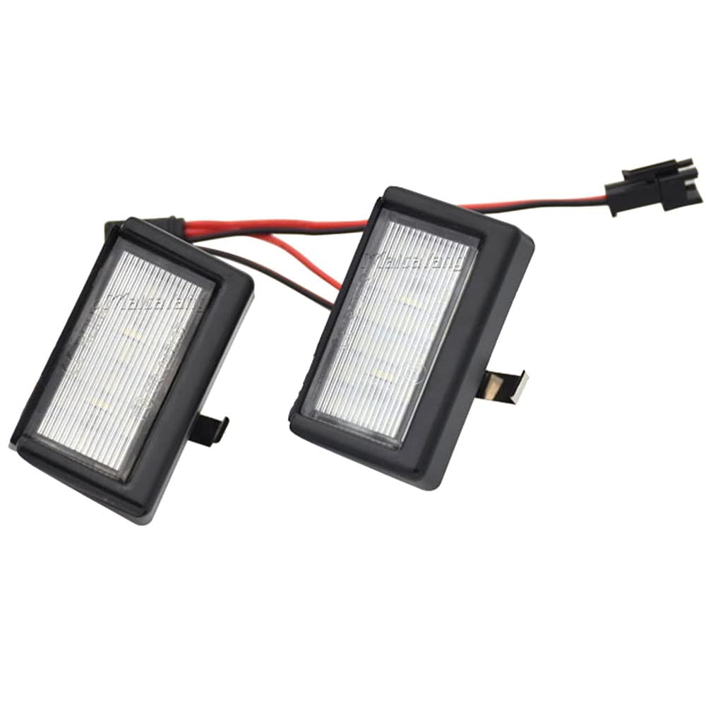 Malcayang Weiße LED-Kennzeichenleuchte Kennzeichen Rücklicht Rücklicht Ersatz für Benz ML W164 2004-2012, Benz GL X164 2005-2012, für Smart Roadster 452 2003-2006 Malcayang Weiße LED-Kennzeichenleuchte Kennzeichen Rücklicht Rücklicht Ersatz für Benz ML W164 2004-2012, Benz GL X164 2005-2012, für Smart Roadster 452 2003-2006 von Malcayang