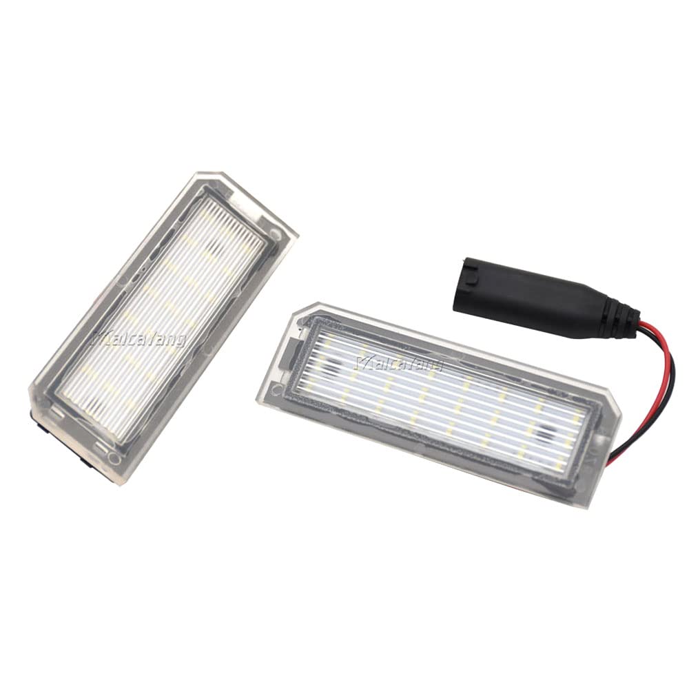 Malcayang Weiße LED-Kennzeichenleuchte Kennzeichenrücklicht Rücklicht Ersatz für Land Rover Golf 4 5 6 Polo Phaetoh Malcayang Weiße LED-Kennzeichenleuchte Kennzeichenrücklicht Rücklicht Ersatz für Land Rover Golf 4 5 6 Polo Phaetoh von Malcayang