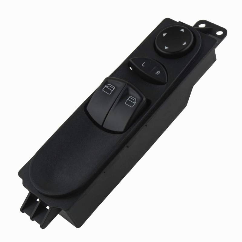 Malcayang Spiegel-Schalter für Viano Vito W639 2003-2012, Druckknopf, Schwarz, 1-Weg, IP00, 1 Stück von Malcayang
