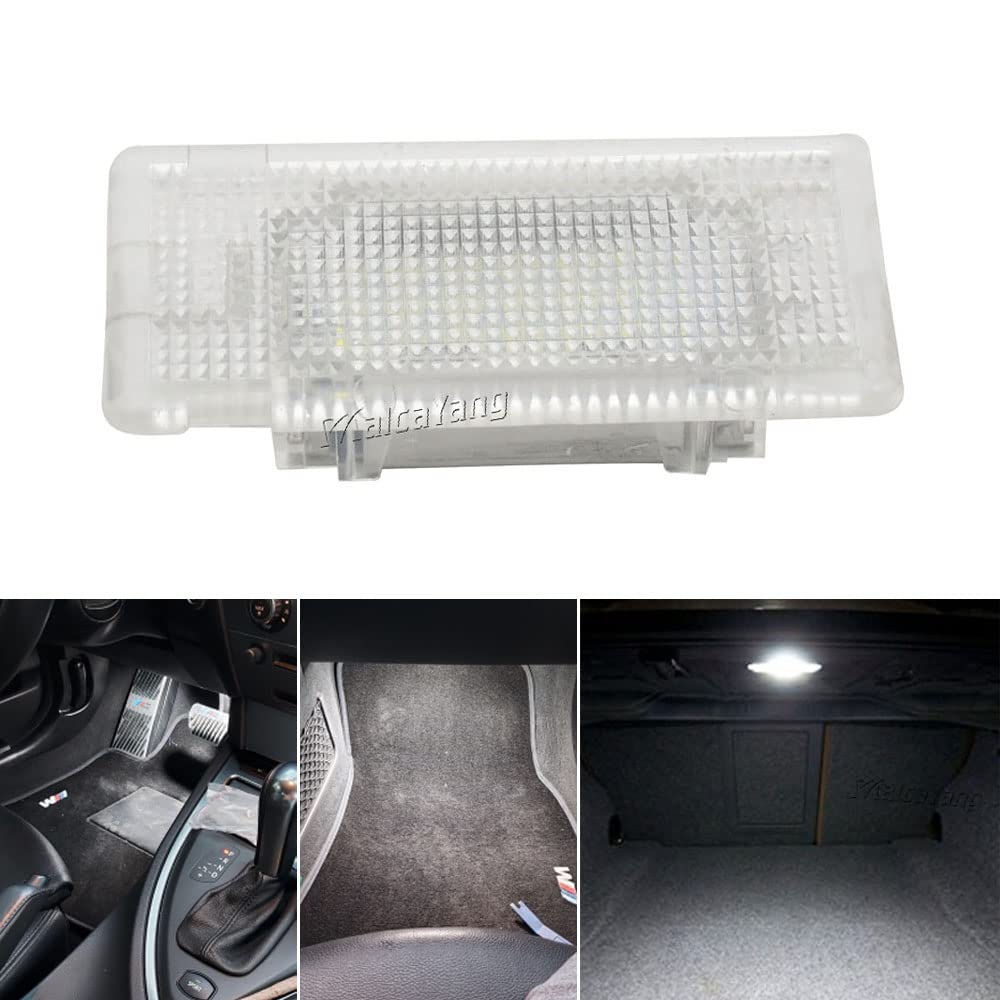 Malcayang Weiße LED-Innenraumbeleuchtung Gepäckraumbeleuchtung Austausch Kompatibel mit BMW E82 E88 E36 E46 E90 E92 E93 E39 M5 E60 E61 F10 F11 E63 E64 E38 E65 E66 F01 F02 F03 F04 E53 X5 E84 F48 X1 von Malcayang