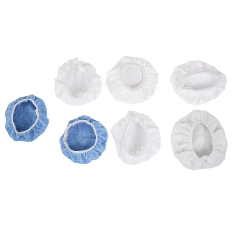 Malloy 7-Teiliges Auto-Polierpad, Motorhauben-Set, Polierpad-Abdeckung für 220-250 mm (9-10) Autolackpflege, Wachsen, Polieren. von Malloy