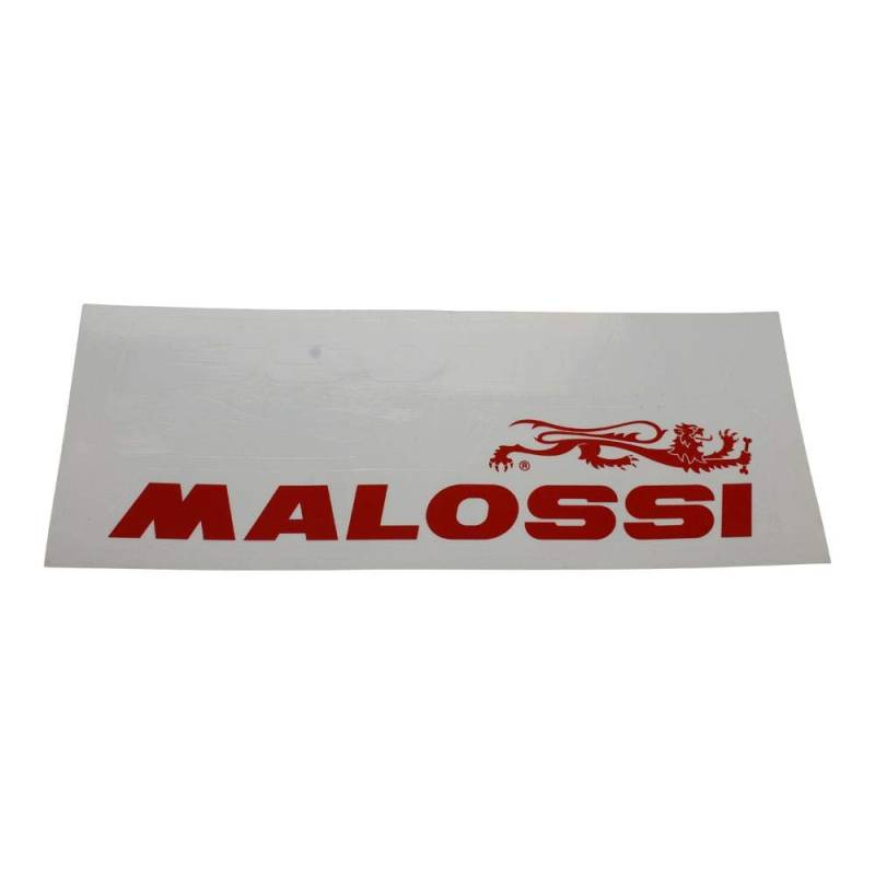 Aufkleber Set Schriftzug Malossi Red & White L, 225x110 mm, 1 Set = 2 Stück von MALOSSI
