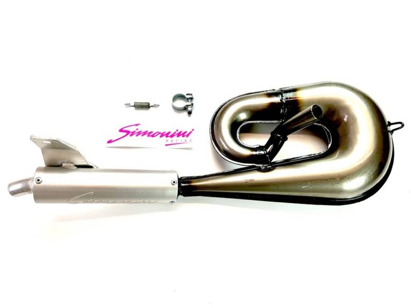 Simonini Rennschleife Auspuff "Serpentone" 22mm Piaggio Ciao Bravo Boxer Si von Malossi