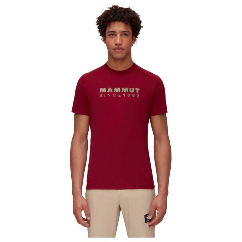 Mammut Herren Trovat Logo T-Shirt, Blood red, M von Mammut