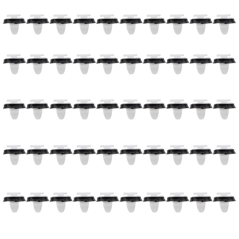 MangWany 50 Stück Autotürverkleidungs-Clips-Halterungssatz, äußere Seitenleiste, Stoßleiste für F-i-a-t Ducato NOV30 856543 71728806 von MangWany