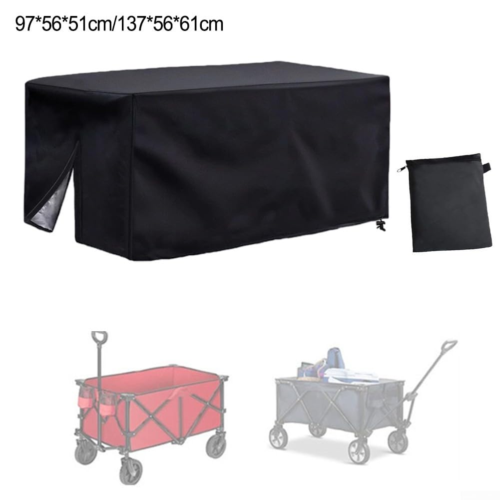 420D Oxford Stoff Wagon Cart Baldachin Abdeckung mit sicherem Schnallen-Design (97 x 56 x 51 cm) von Manillefu