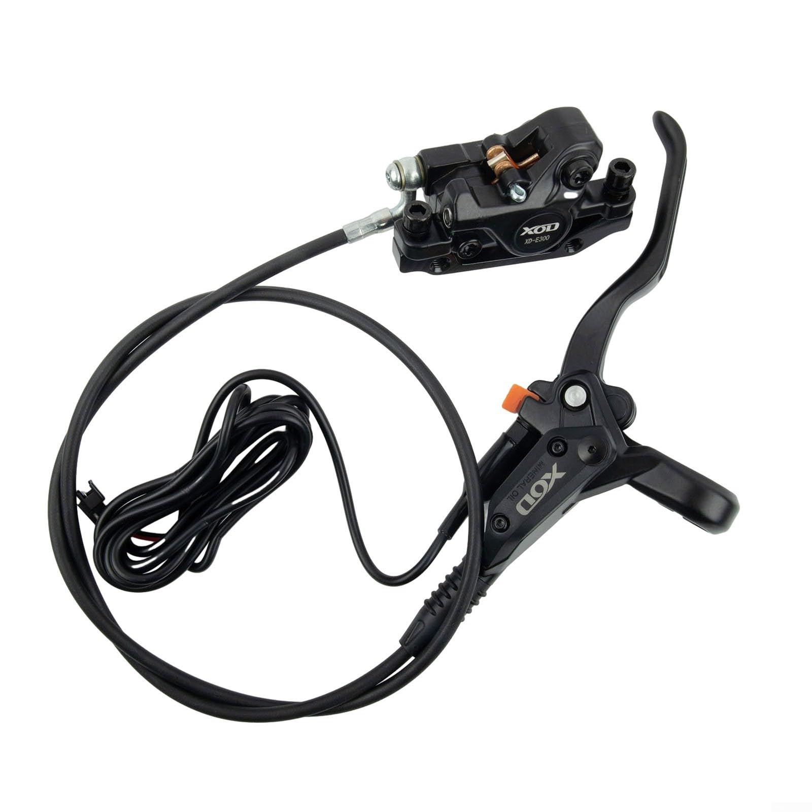 Hydraulisches Scheibenbremsen-Set für Elektrofahrräder, 850 mm vorne und 1550 mm hinten, kompatibel mit 140 mm oder 160 mm vorne und 160 mm oder 180 mm hinten (rechts vorne) von Manillefu