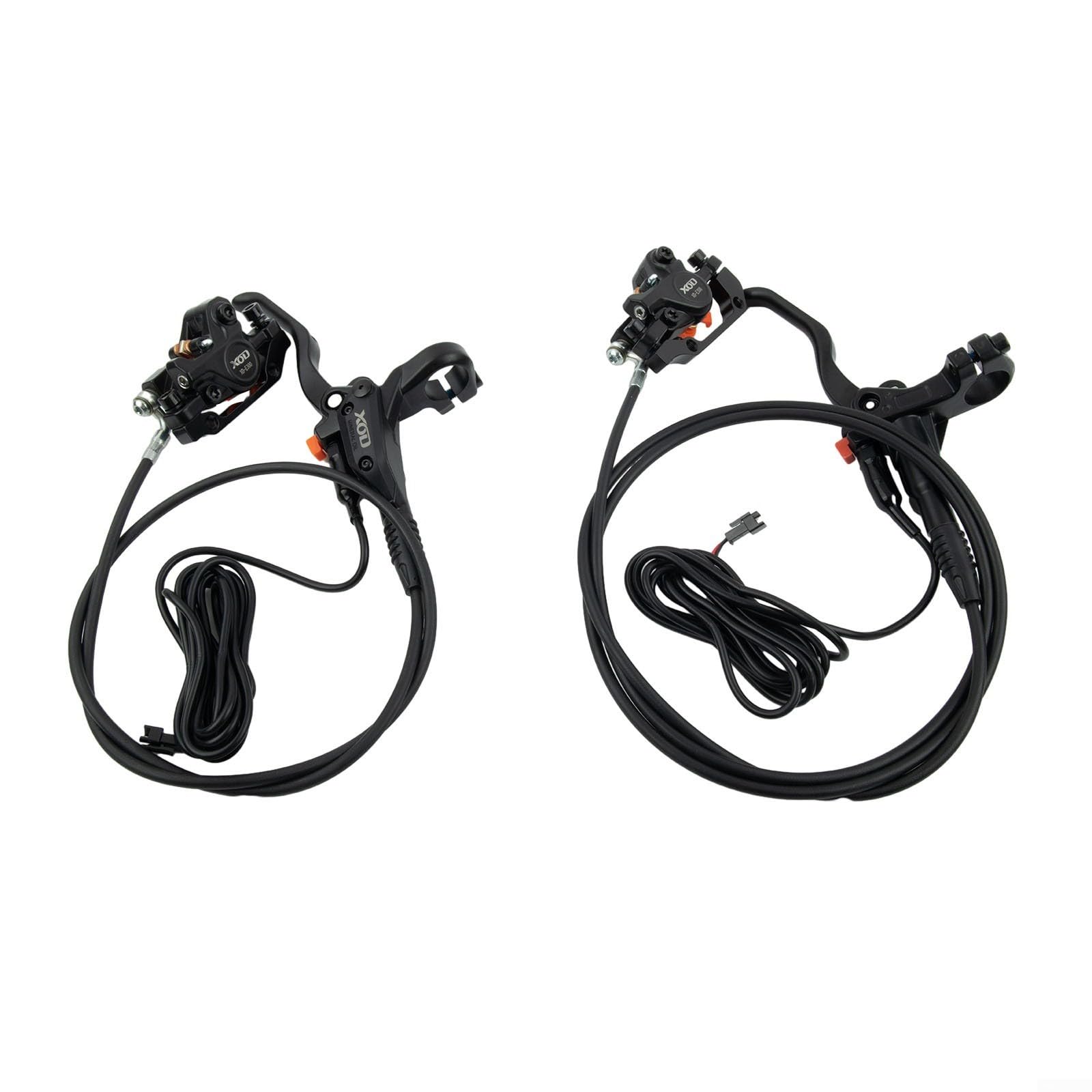 Hydraulisches Scheibenbremsen-Set für Elektrofahrräder, 850 mm vorne und 1550 mm hinten, kompatibel mit 140 mm oder 160 mm vorne und 160 mm oder 180 mm hinten (vorne + hinten) von Manillefu