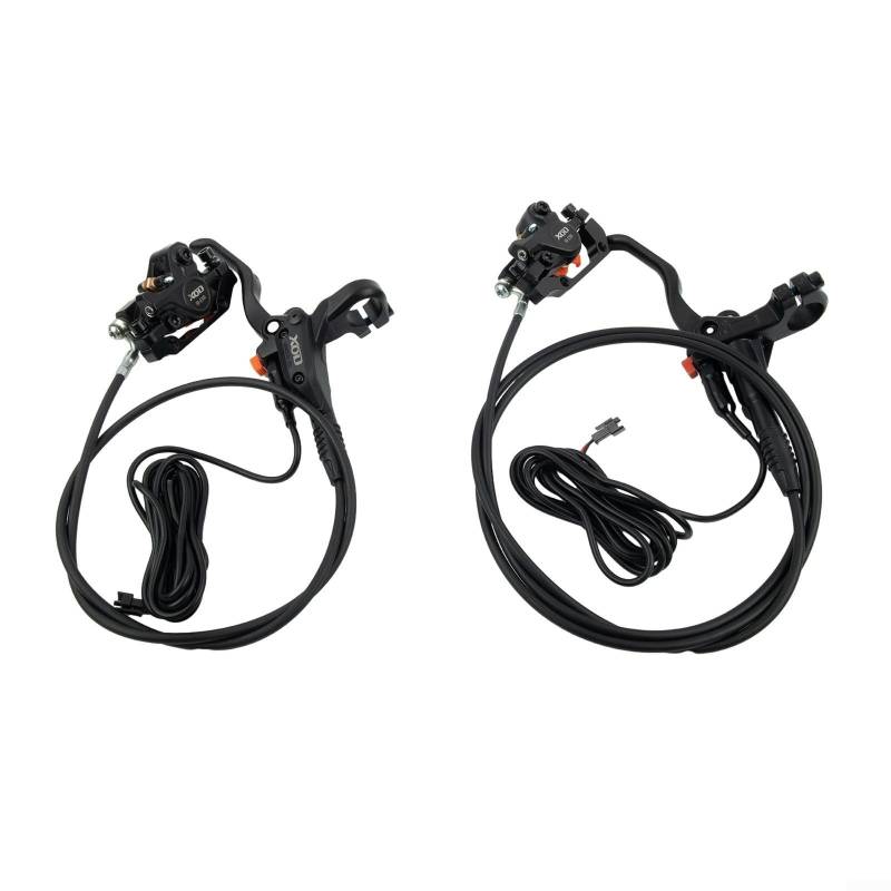 Hydraulisches Scheibenbremsen-Set für Elektrofahrräder, 850 mm vorne und 1550 mm hinten, kompatibel mit 140 mm oder 160 mm vorne und 160 mm oder 180 mm hinten (vorne + hinten) von Manillefu