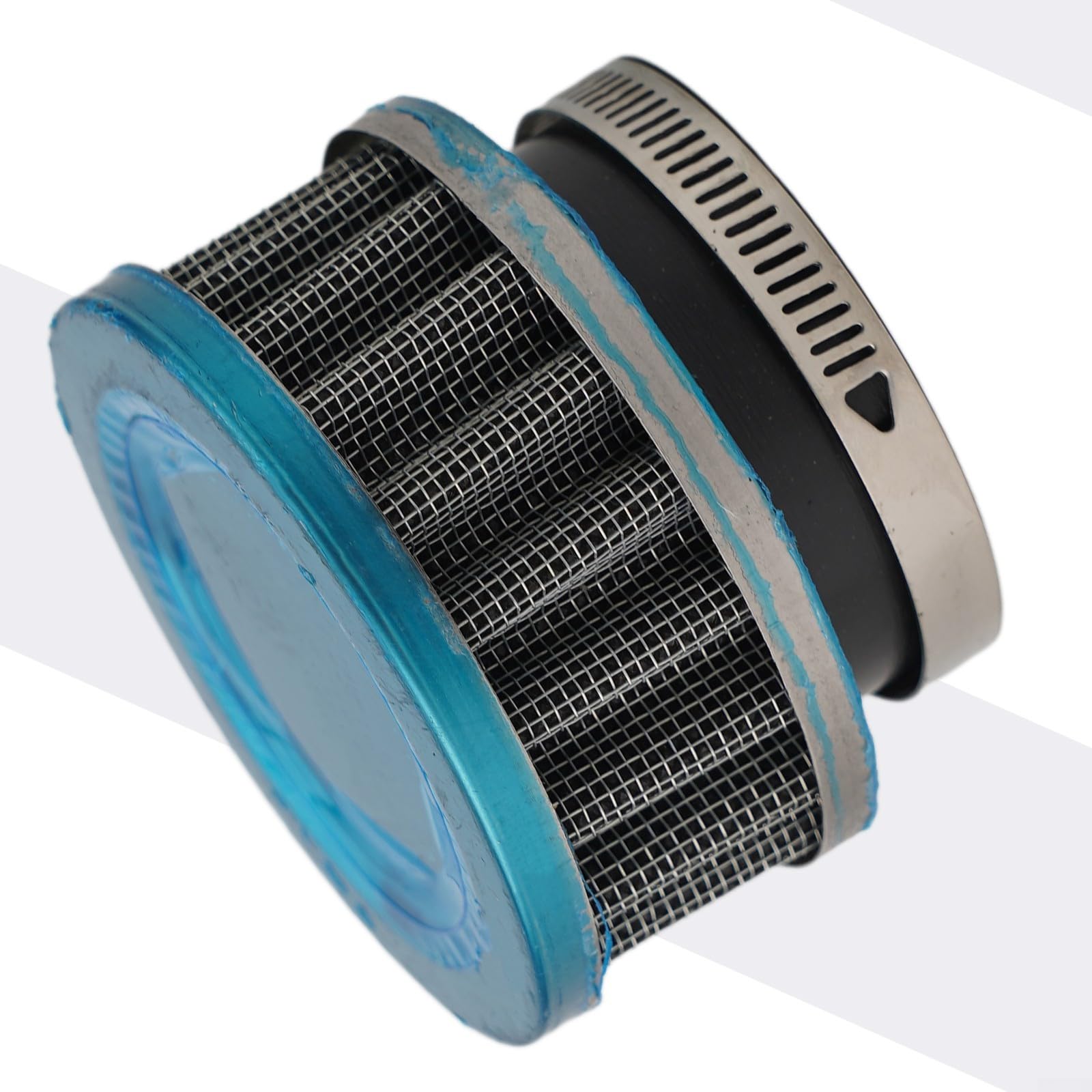 Innovatives Akkordeon-Mesh-Design Motorrad-Luftfilter, passend für verschiedene Motoreinlässe (28 / 60 mm) (50 mm) von Manillefu