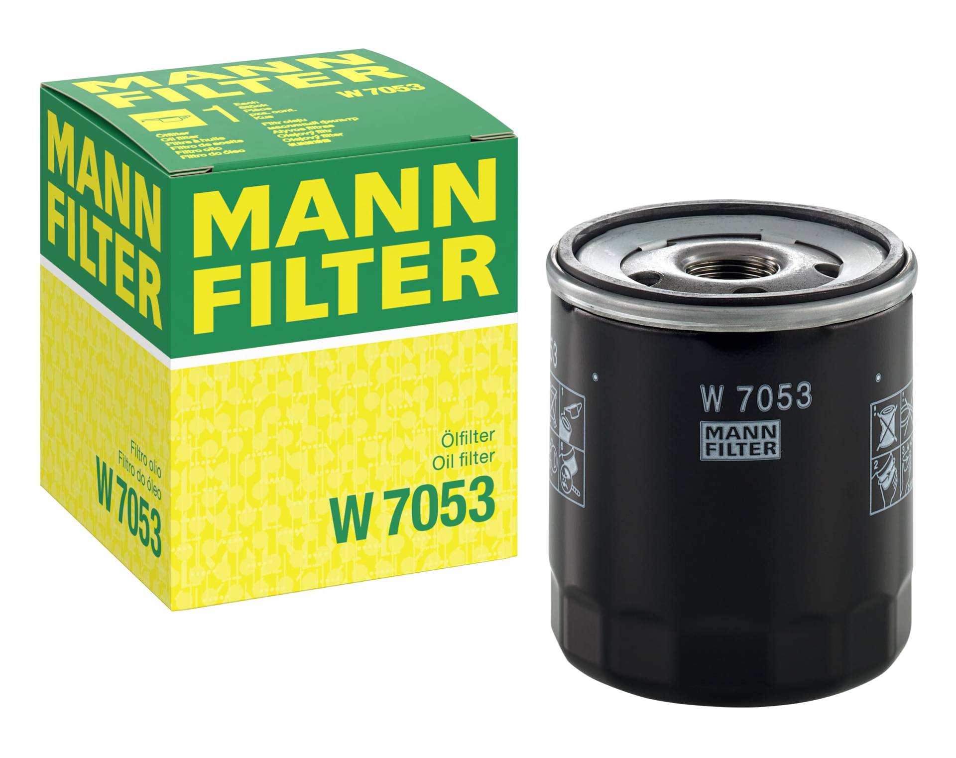 MANN-FILTER W 7053 Ölfilter – Für PKW und Nutzfahrzeuge von MANN-FILTER