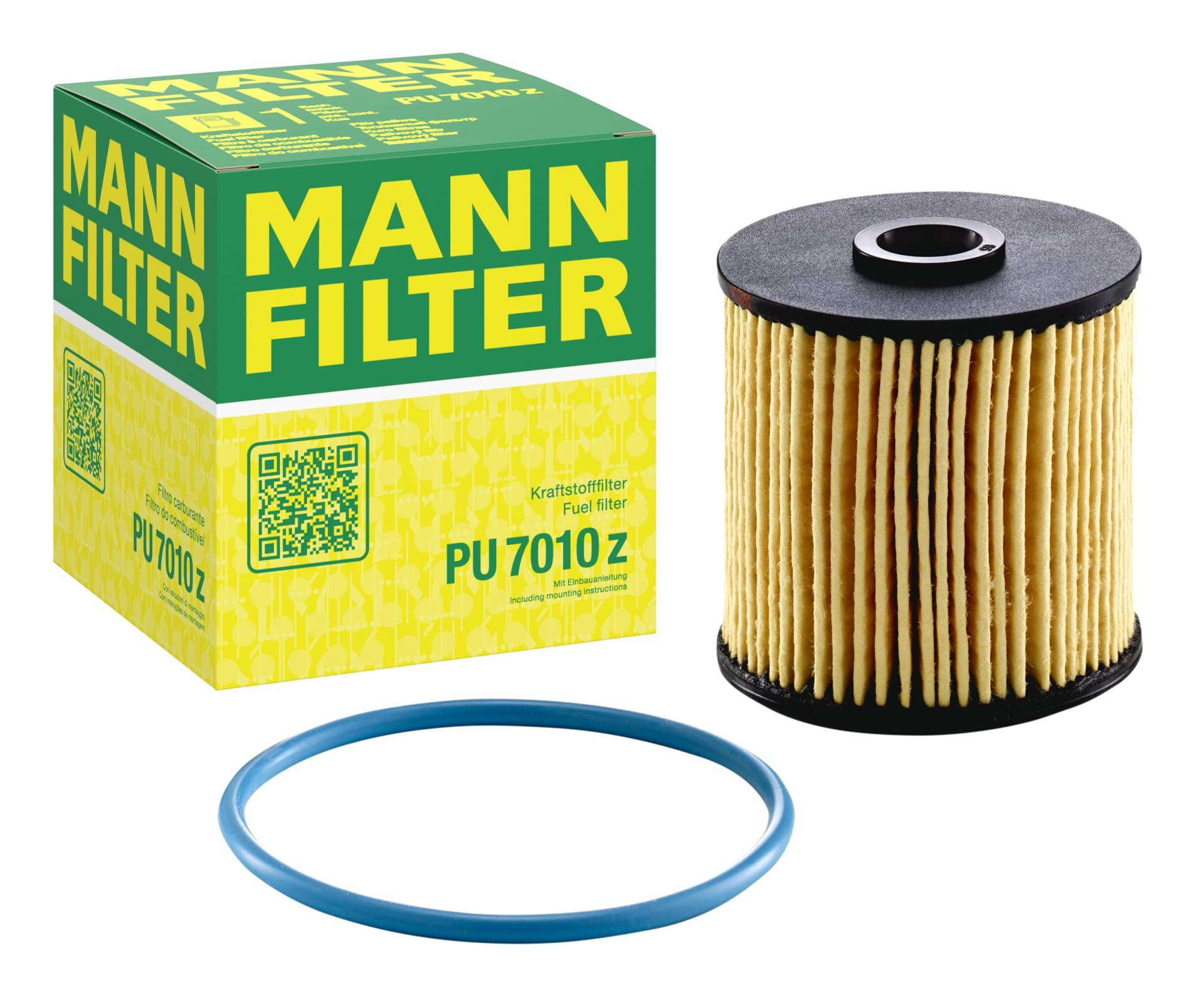 MANN-FILTER PU 7010 z Kraftstofffilter – Kraftstofffilter Satz mit Dichtung / Dichtungssatz – Für PKW von MANN-FILTER