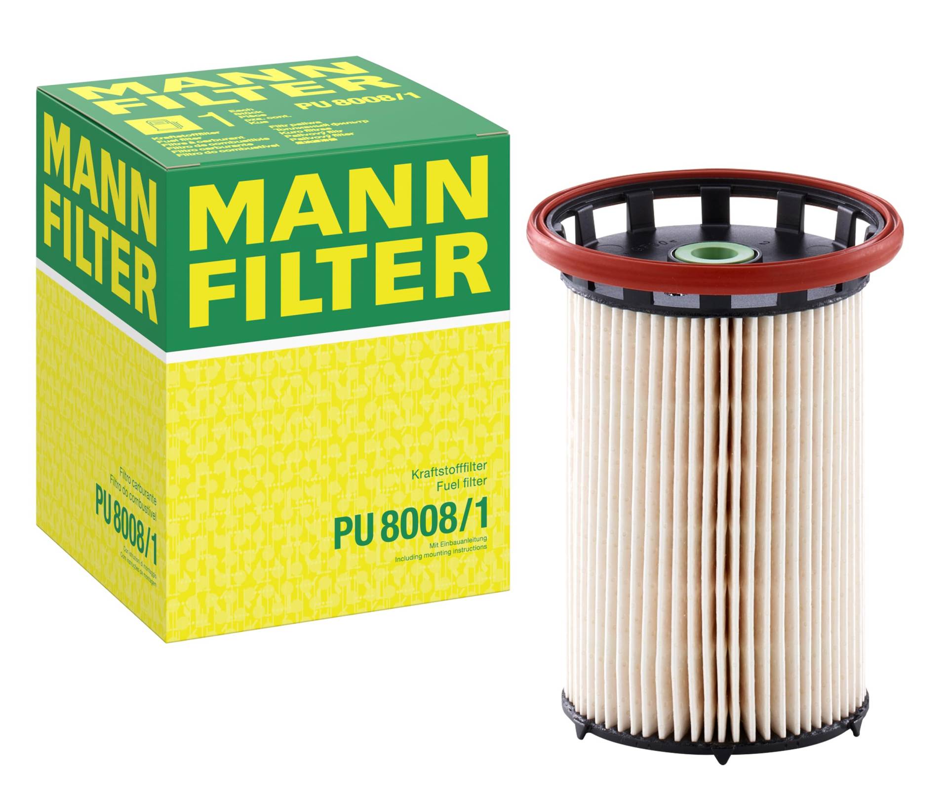 MANN-FILTER PU 8008/1 Kraftstofffilter – Für PKW von MANN-FILTER