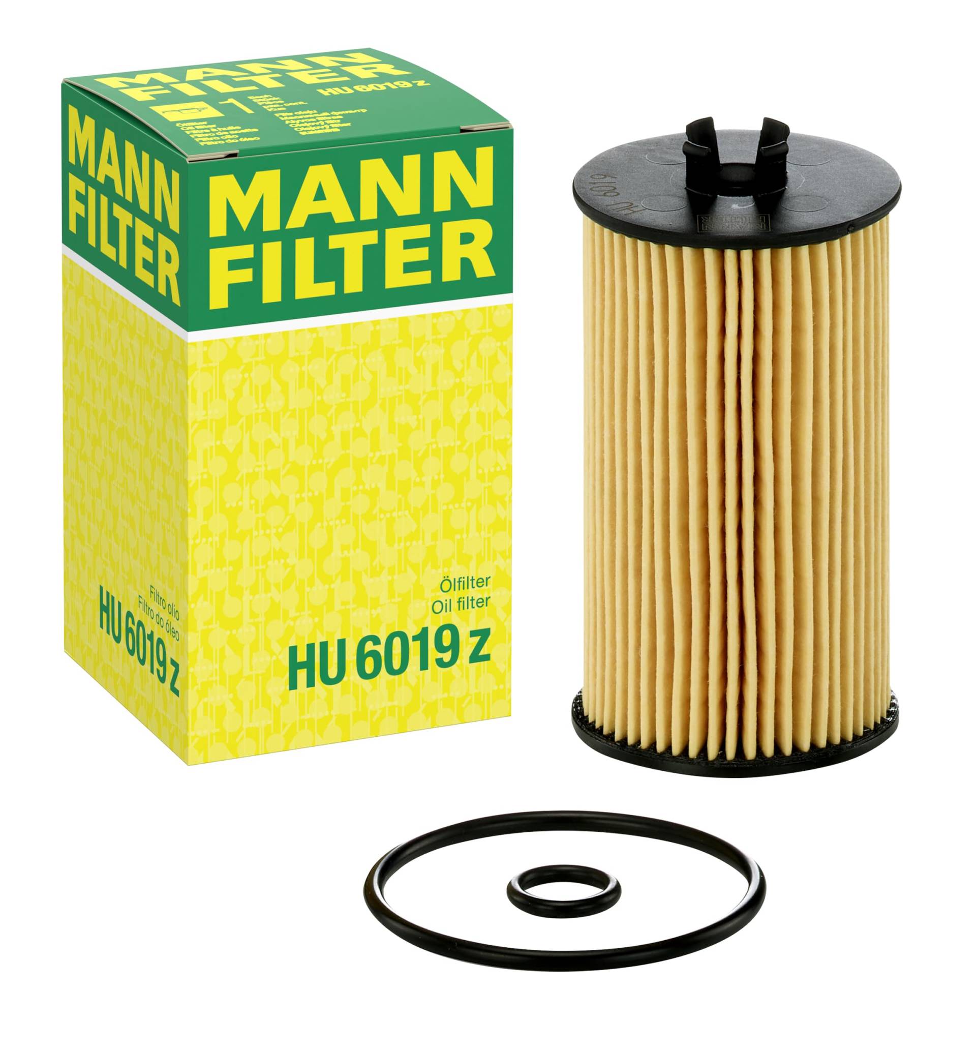 MANN-FILTER HU 6019 z Ölfilter – Ölfilter Satz mit Dichtung / Dichtungssatz – Für PKW von MANN-FILTER