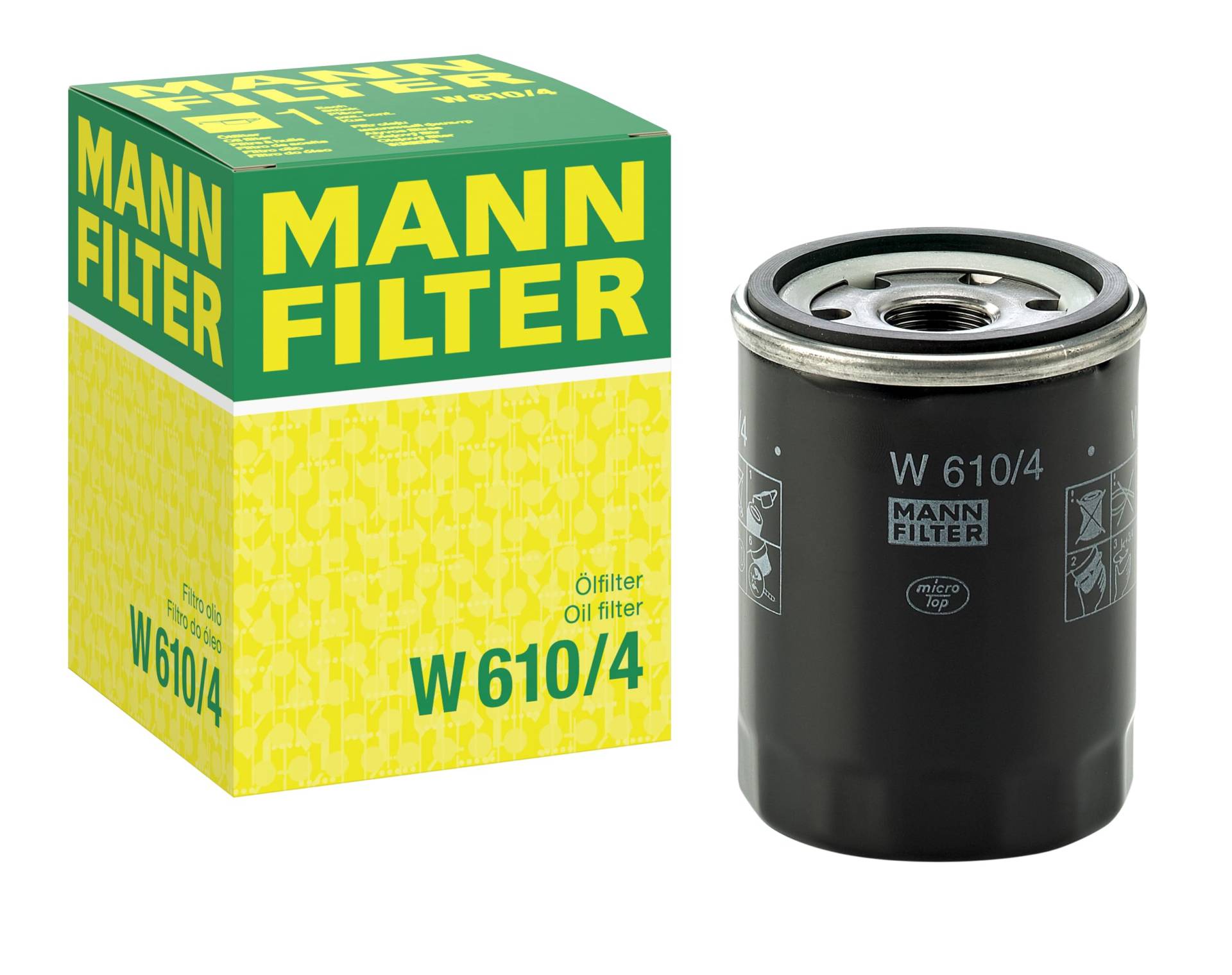 MANN-FILTER W 610/4 Ölfilter – Für PKW und Nutzfahrzeuge von MANN-FILTER