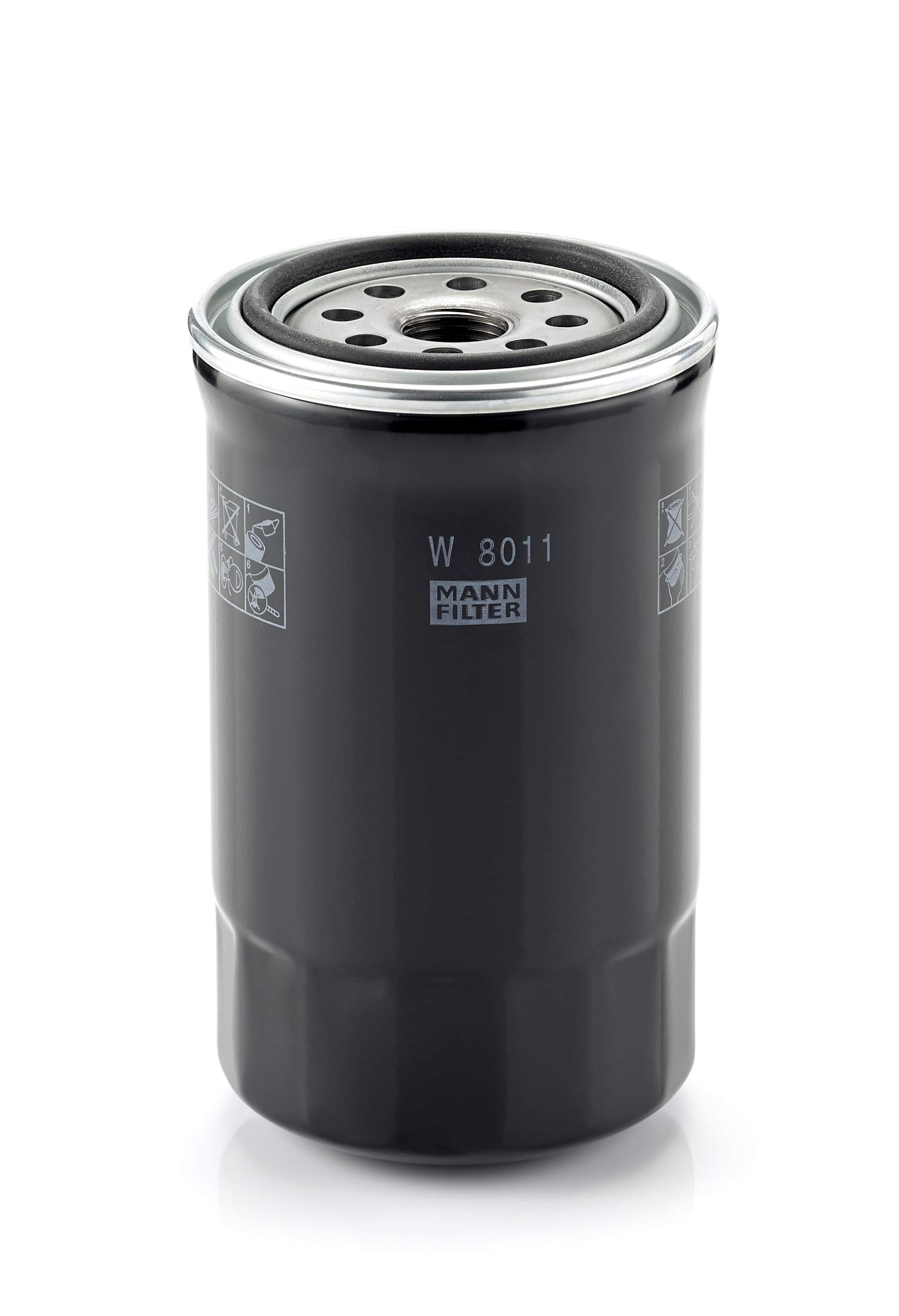 MANN-FILTER W 8011 Ölfilter – Oil Filter Right-hand drive – Für PKW von MANN-FILTER