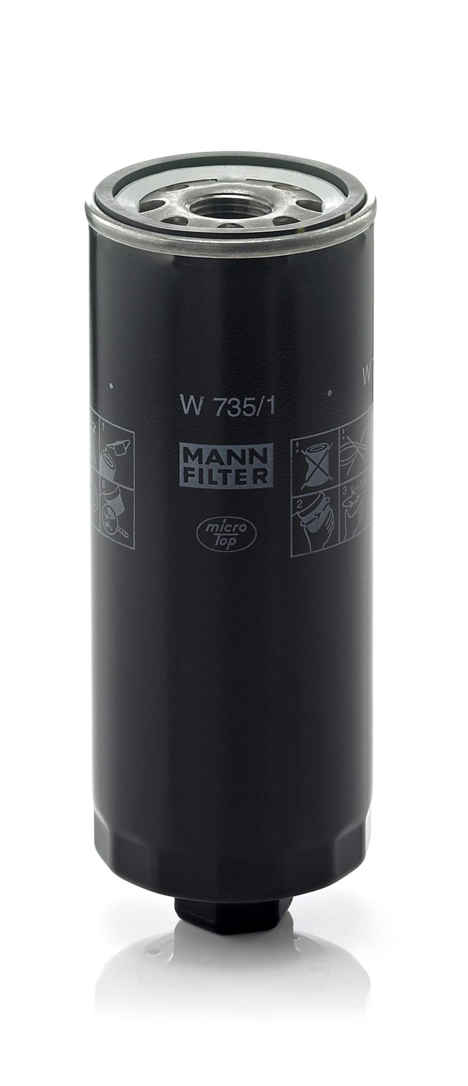 MANN-FILTER W 735/1 Ölfilter – Für PKW von MANN-FILTER