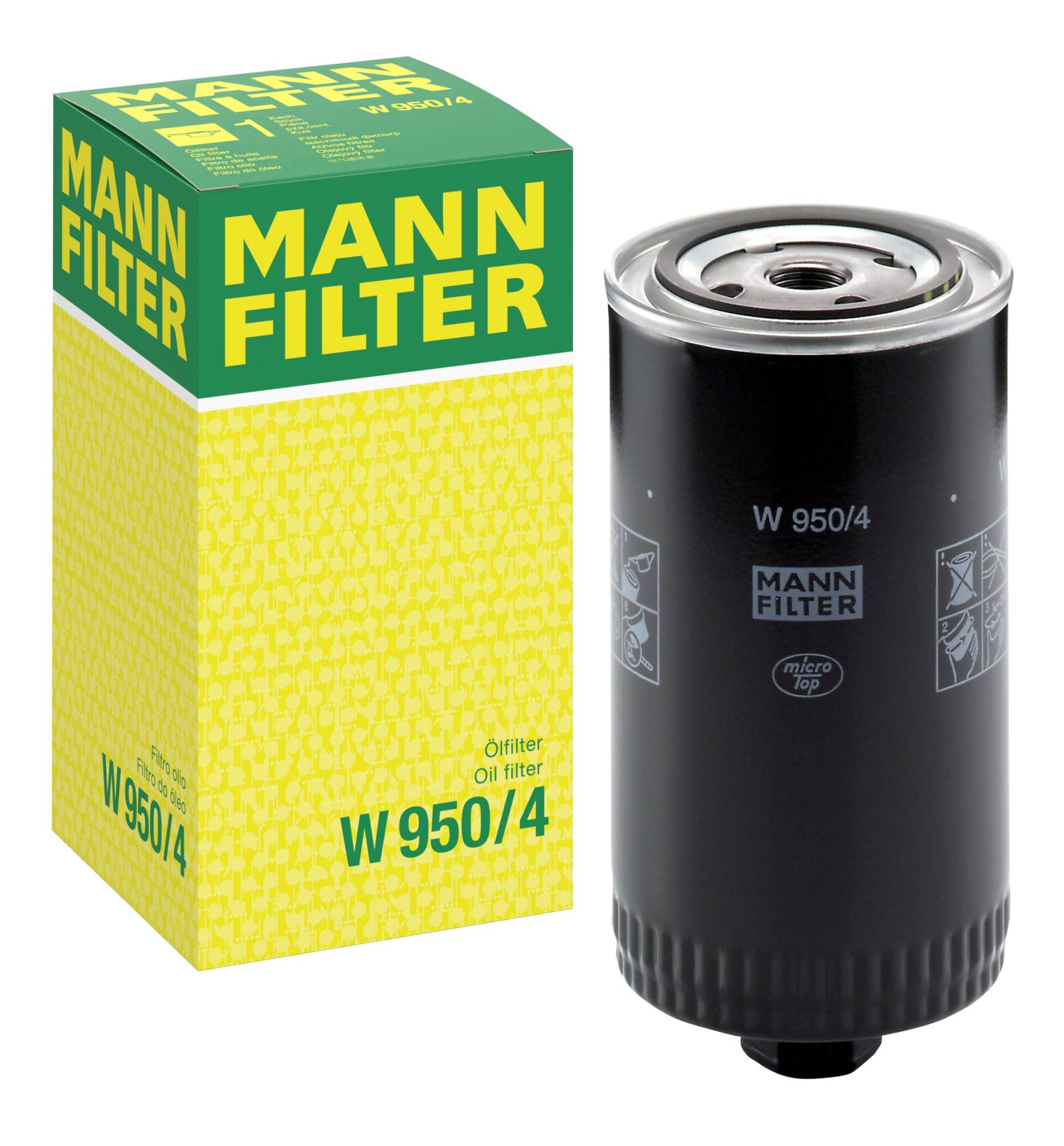 MANN-FILTER W 950/4 Ölfilter – Für PKW und Nutzfahrzeuge von MANN-FILTER