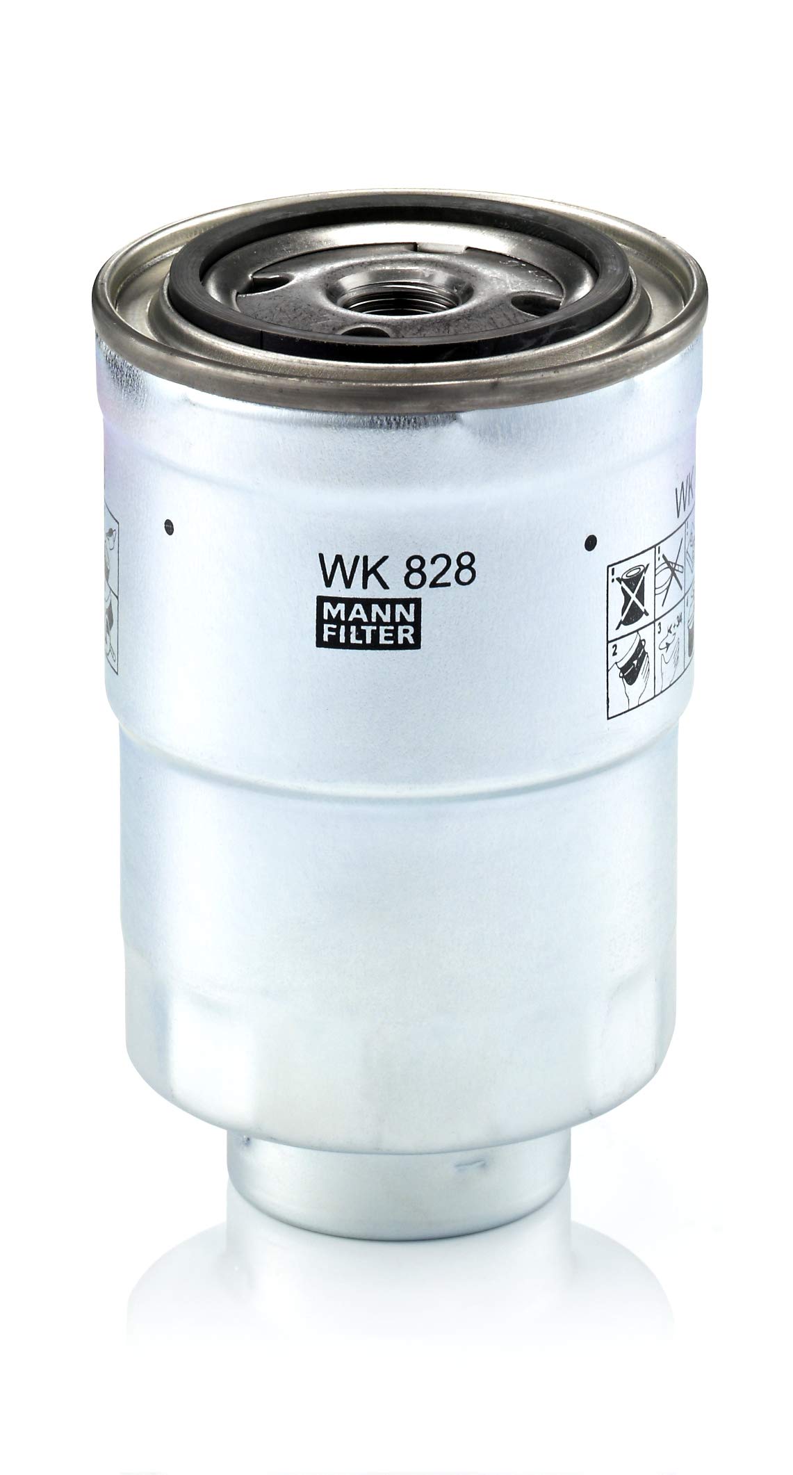 MANN-FILTER WK 828 x Kraftstofffilter Satz mit Dichtung/Dichtungssatz Kraftstofffilter – Für PKW MANN-FILTER WK 828 x Kraftstofffilter Satz mit Dichtung/Dichtungssatz Kraftstofffilter – Für PKW von MANN-FILTER