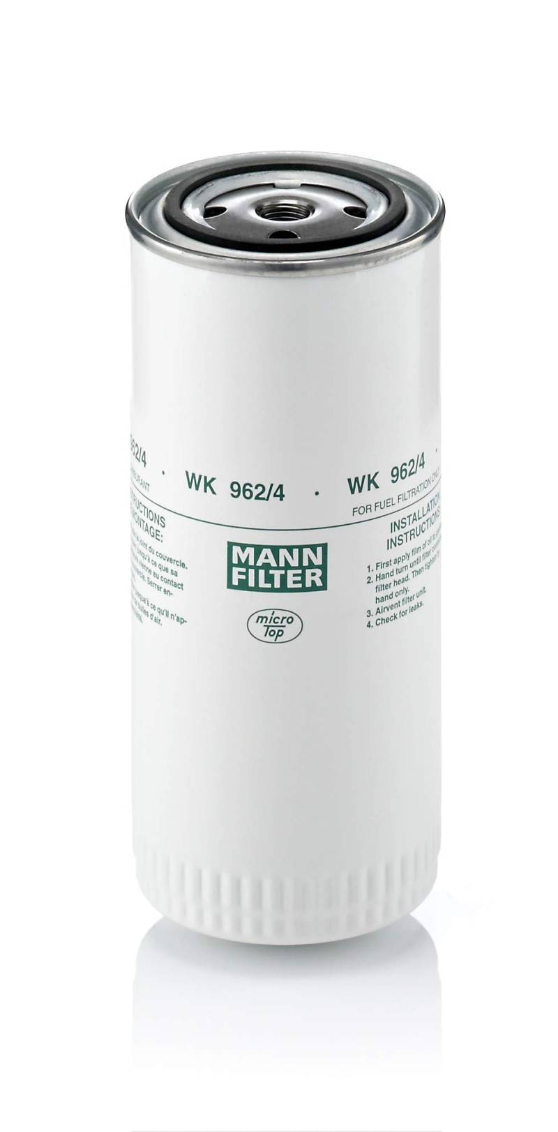MANN-FILTER WK 962/4 Kraftstofffilter – Für Nutzfahrzeug von MANN-FILTER
