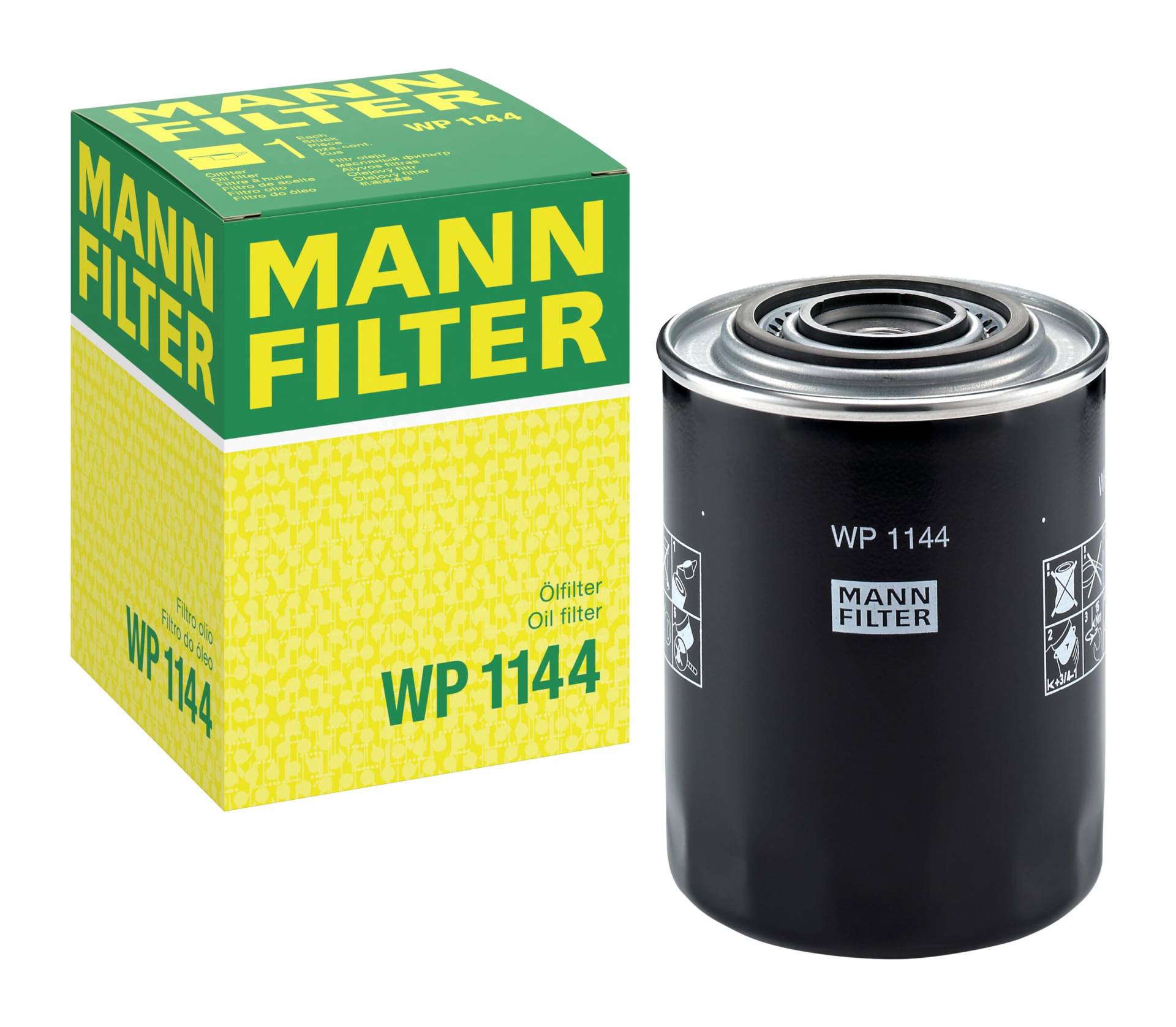 MANN-FILTER WP 1144 Ölfilter – Für Transporter, LKW, Busse und Nutzfahrzeuge MANN-FILTER WP 1144 Ölfilter – Für Transporter, LKW, Busse und Nutzfahrzeuge von MANN-FILTER