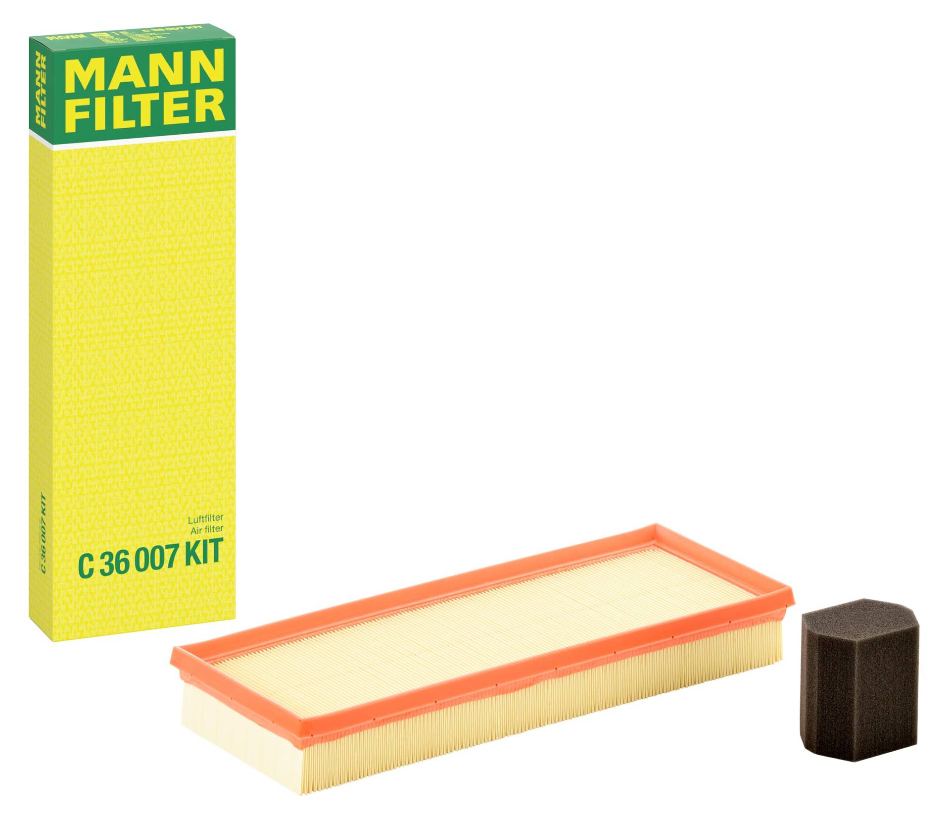 MANN-FILTER C 36 007 KIT Luftfilter – Für PKW von MANN-FILTER