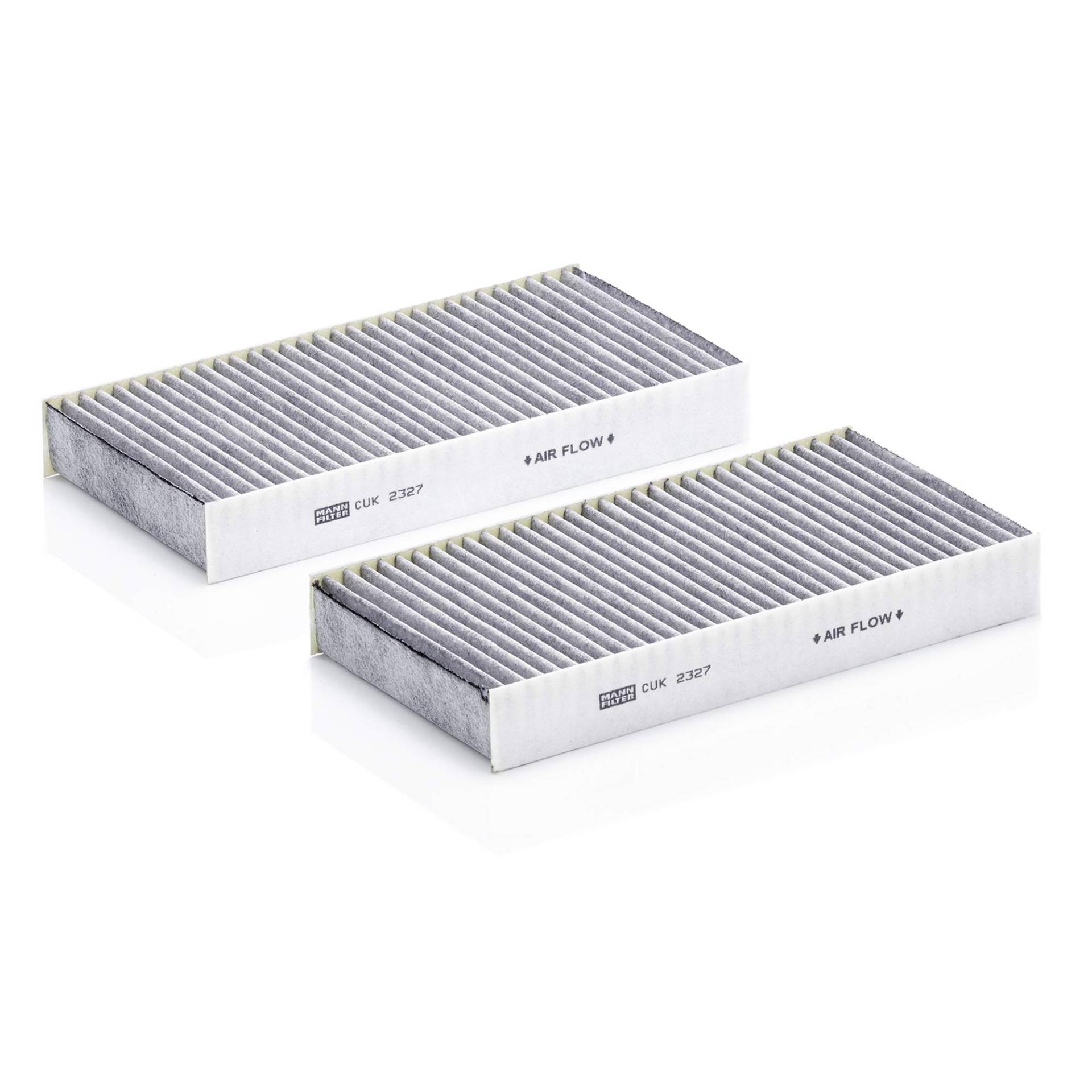 MANN-FILTER CUK 2327-2 Filtro de habitáculo – Paquete de filtros de habitáculo (set de 2) con carbón activo - para automóviles MANN-FILTER CUK 2327-2 Filtro de habitáculo – Paquete de filtros de habitáculo (set de 2) con carbón activo - para automóviles von MANN-FILTER