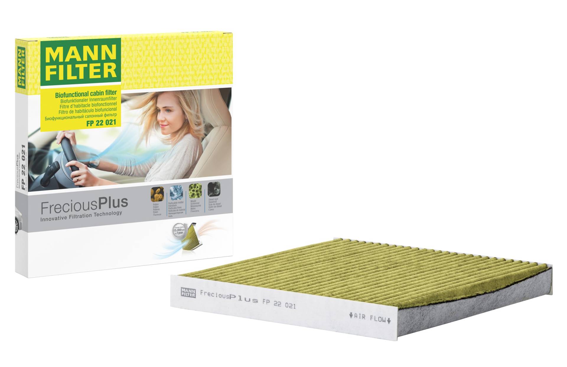MANN-FILTER FP 22 021 Filtro de habitáculo – biofuncional FreciousPlus – Para automóviles MANN-FILTER FP 22 021 Filtro de habitáculo – biofuncional FreciousPlus – Para automóviles von MANN-FILTER
