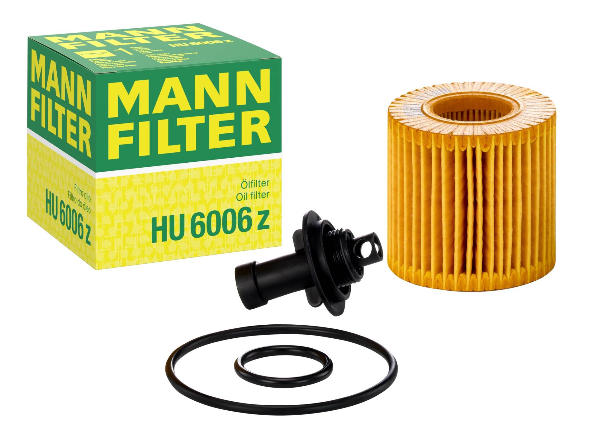 MANN-FILTER HU 6006 z Ölfilter – Ölfilter Satz mit Dichtung / Dichtungssatz – Für PKW von MANN-FILTER