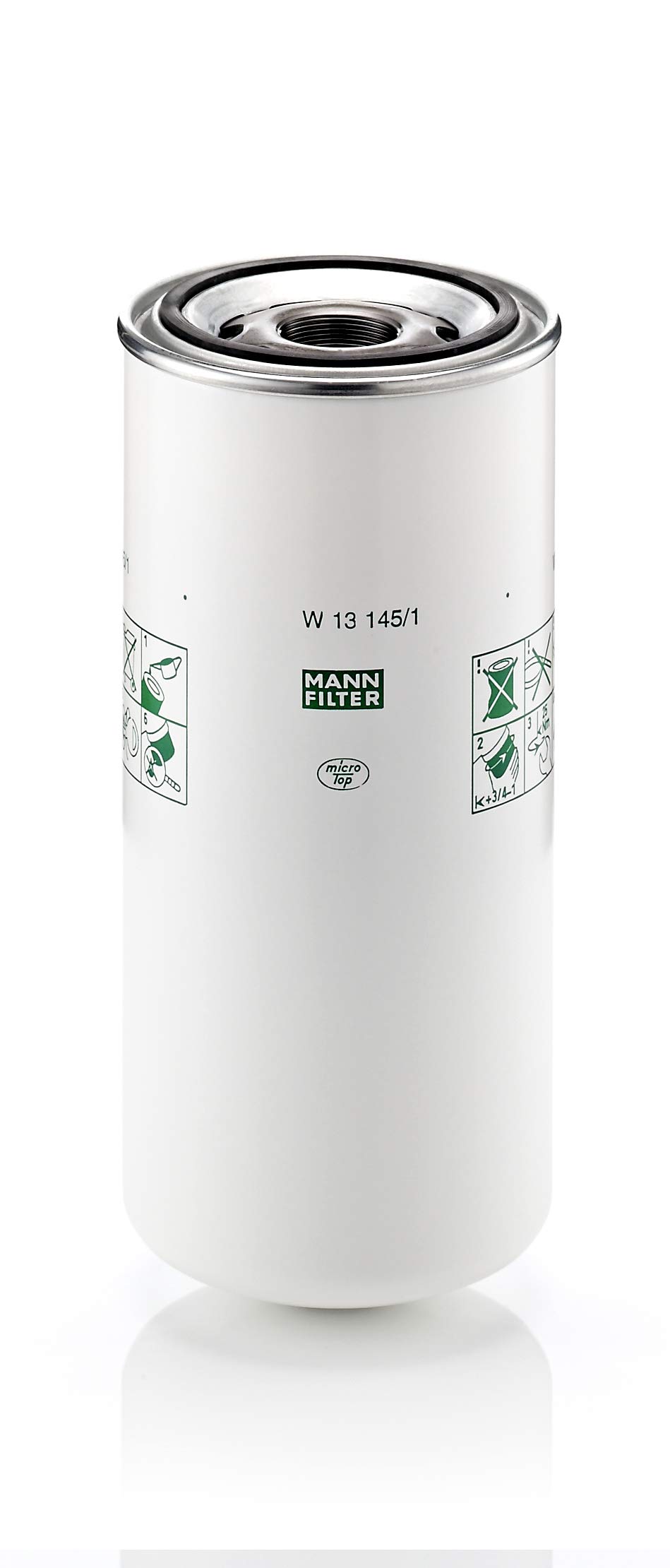 MANN-FILTER W 13 145/1 Ölfilter – Für PKW und Nutzfahrzeuge von MANN-FILTER