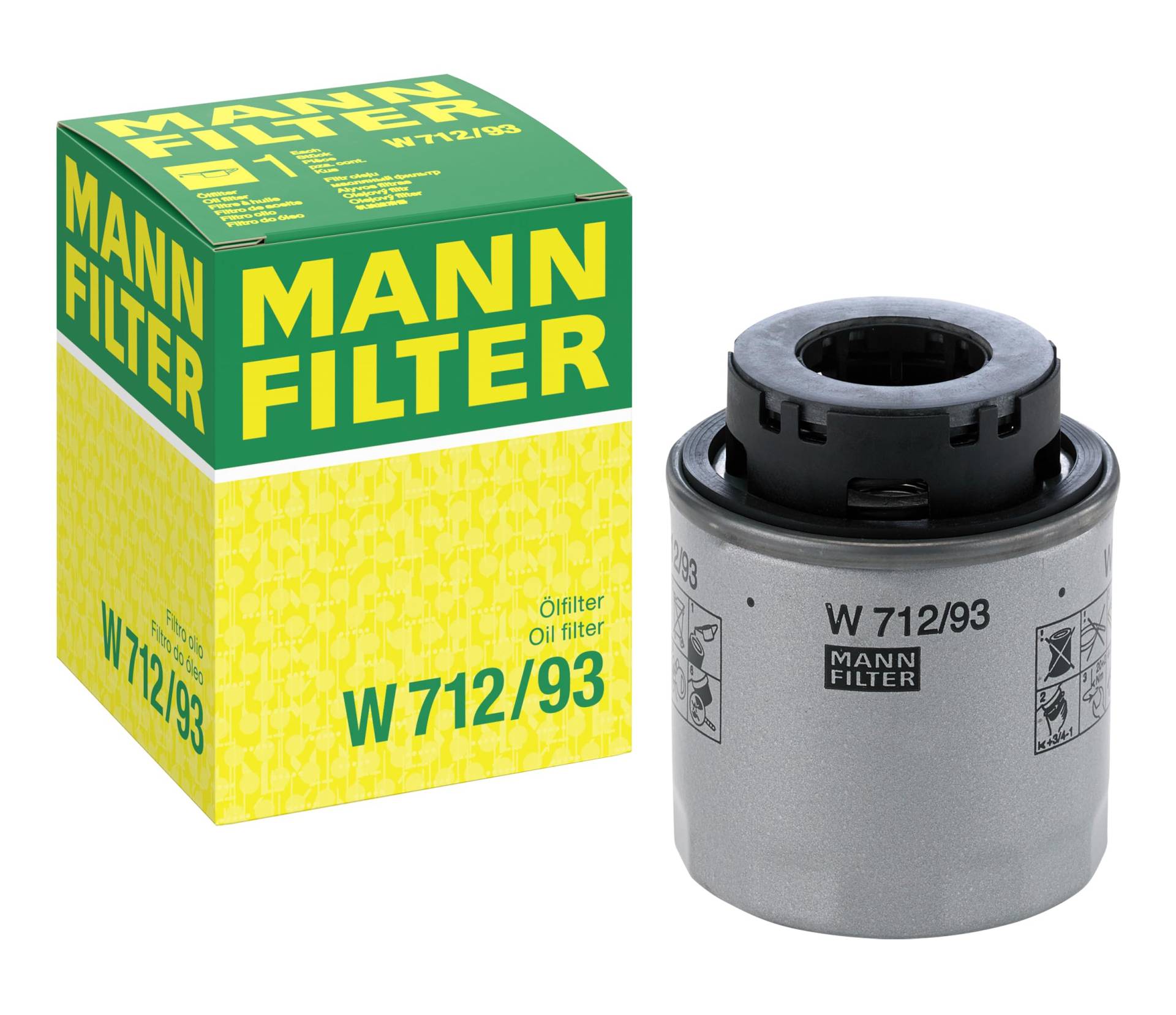 MANN-FILTER W 712/93 Ölfilter – Für PKW MANN-FILTER W 712/93 Ölfilter – Für PKW von MANN-FILTER