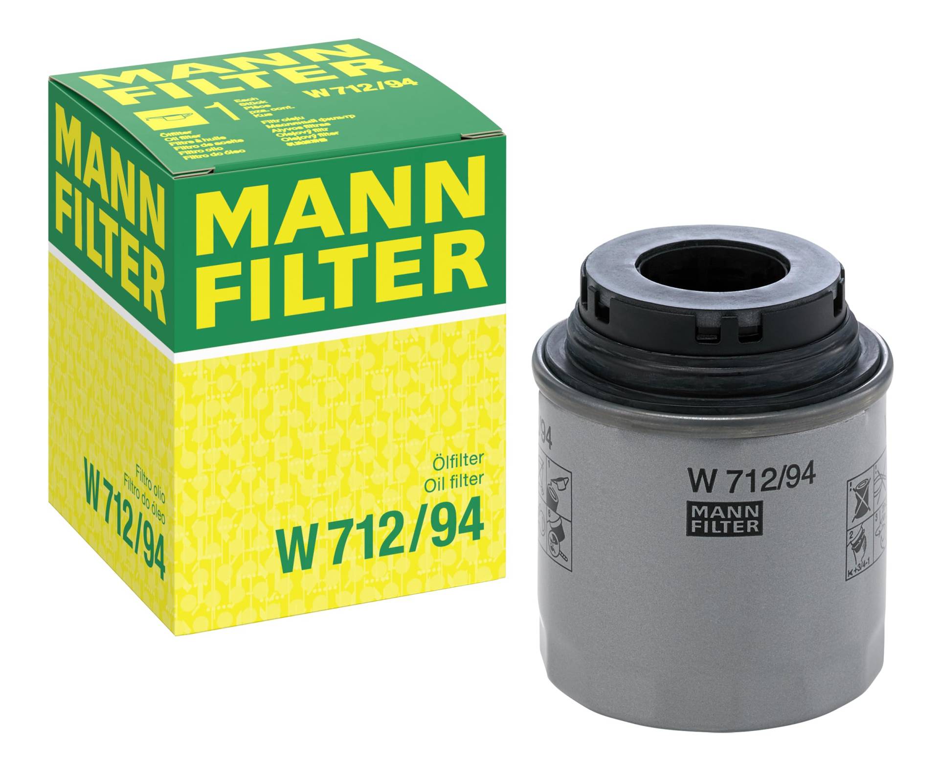 MANN-FILTER W 712/94 Ölfilter – Für PKW von MANN-FILTER