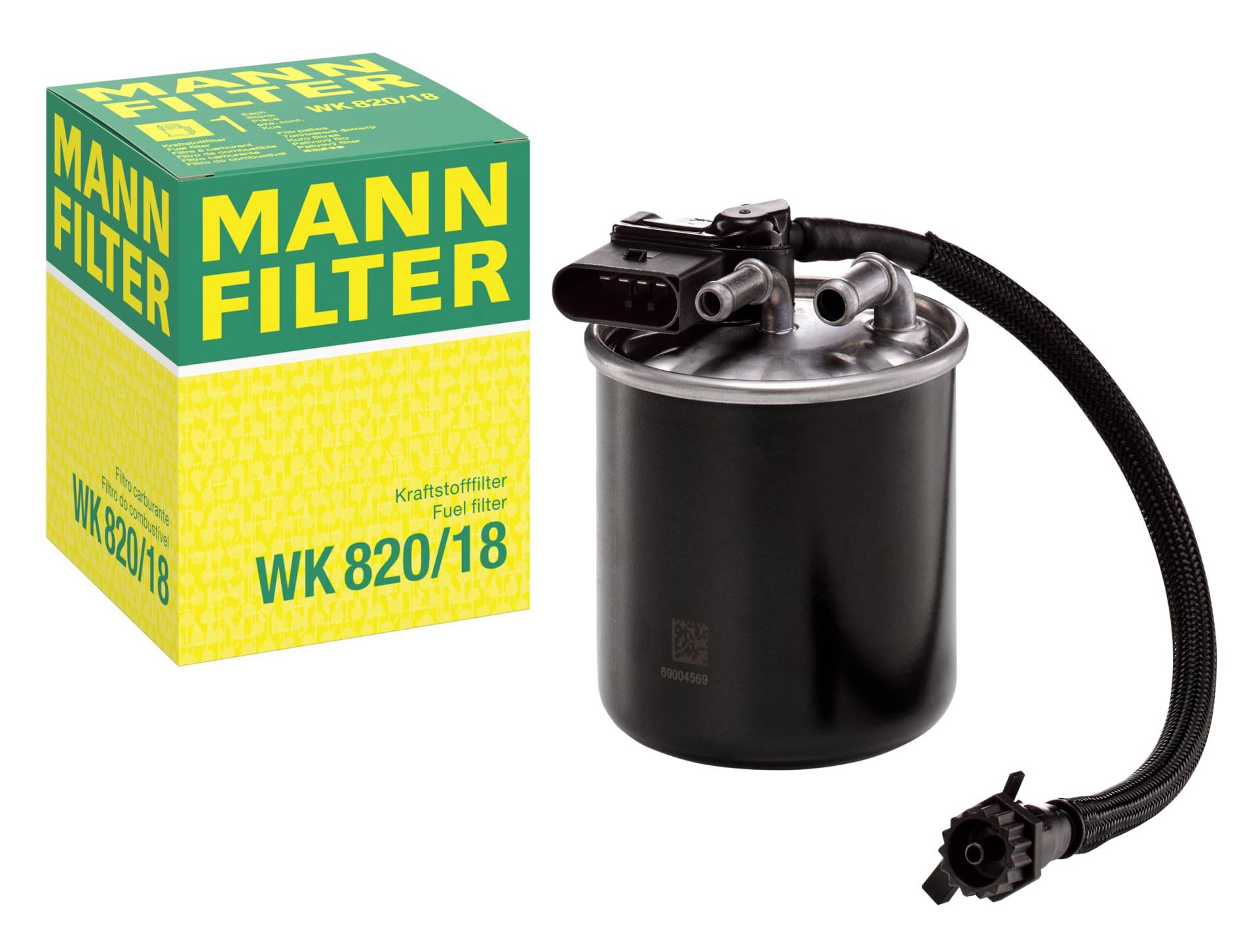 MANN-FILTER WK 820/18 Kraftstofffilter – Für PKW MANN-FILTER WK 820/18 Kraftstofffilter – Für PKW von MANN-FILTER